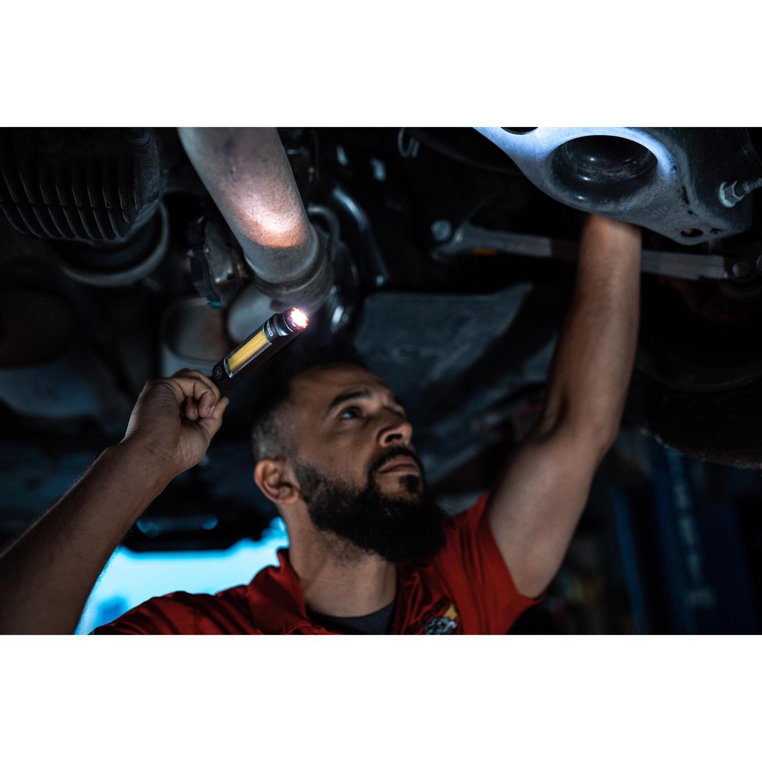 NEBO Big Larry 600 lm Black/Gray LED Work Light Flashlight AA Battery