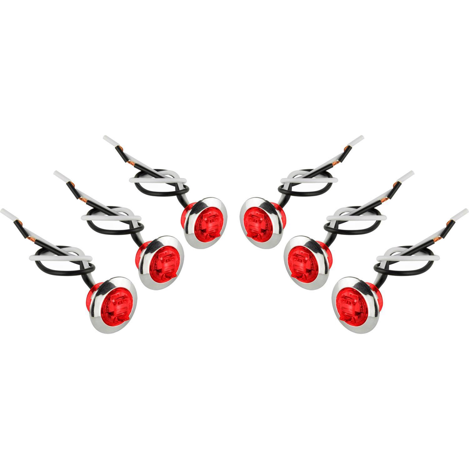 Hopkins Red Round Clearance/Side Marker LED Light