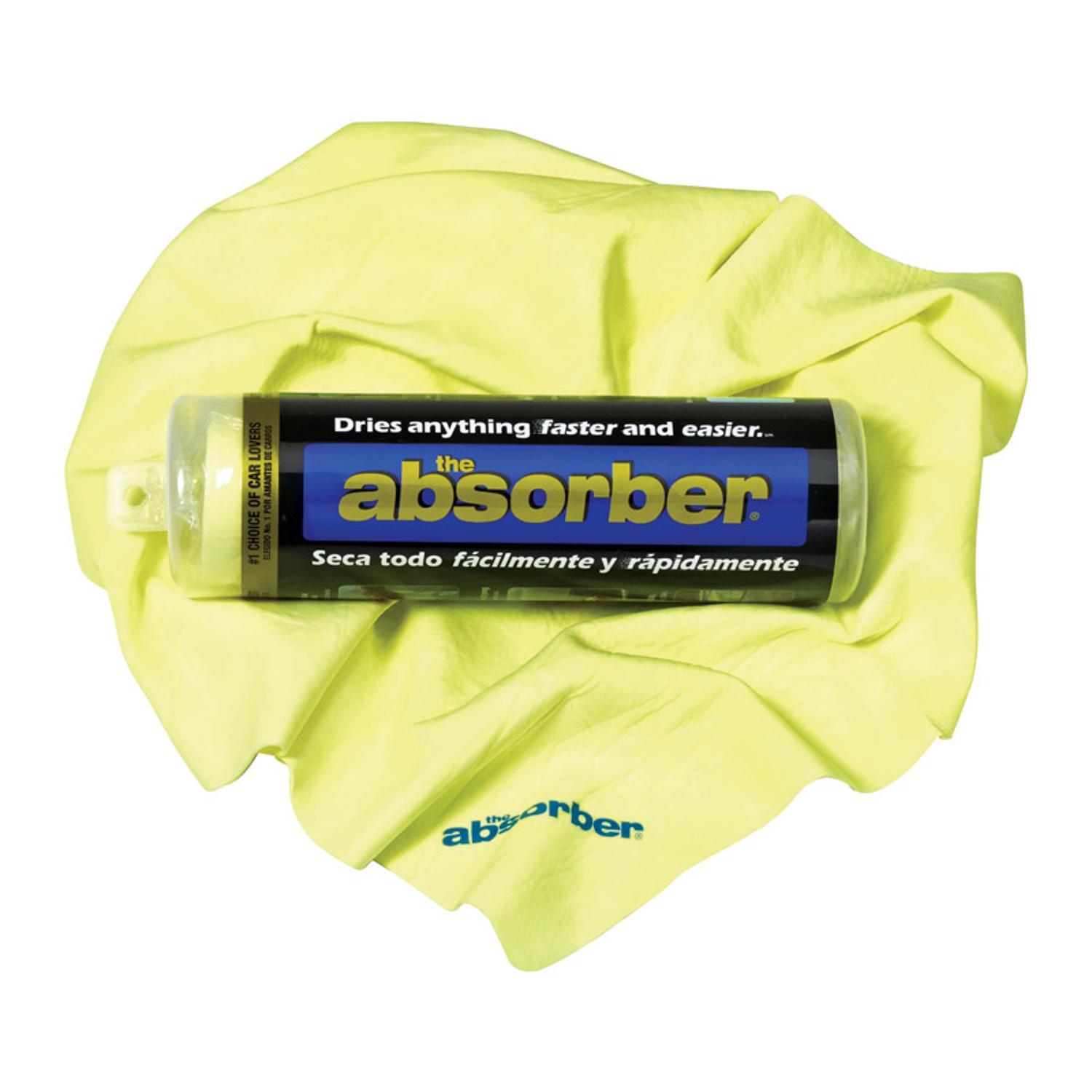 The Absorber 27 in. L X 17 in. W Synthetic Chamois 1 pk