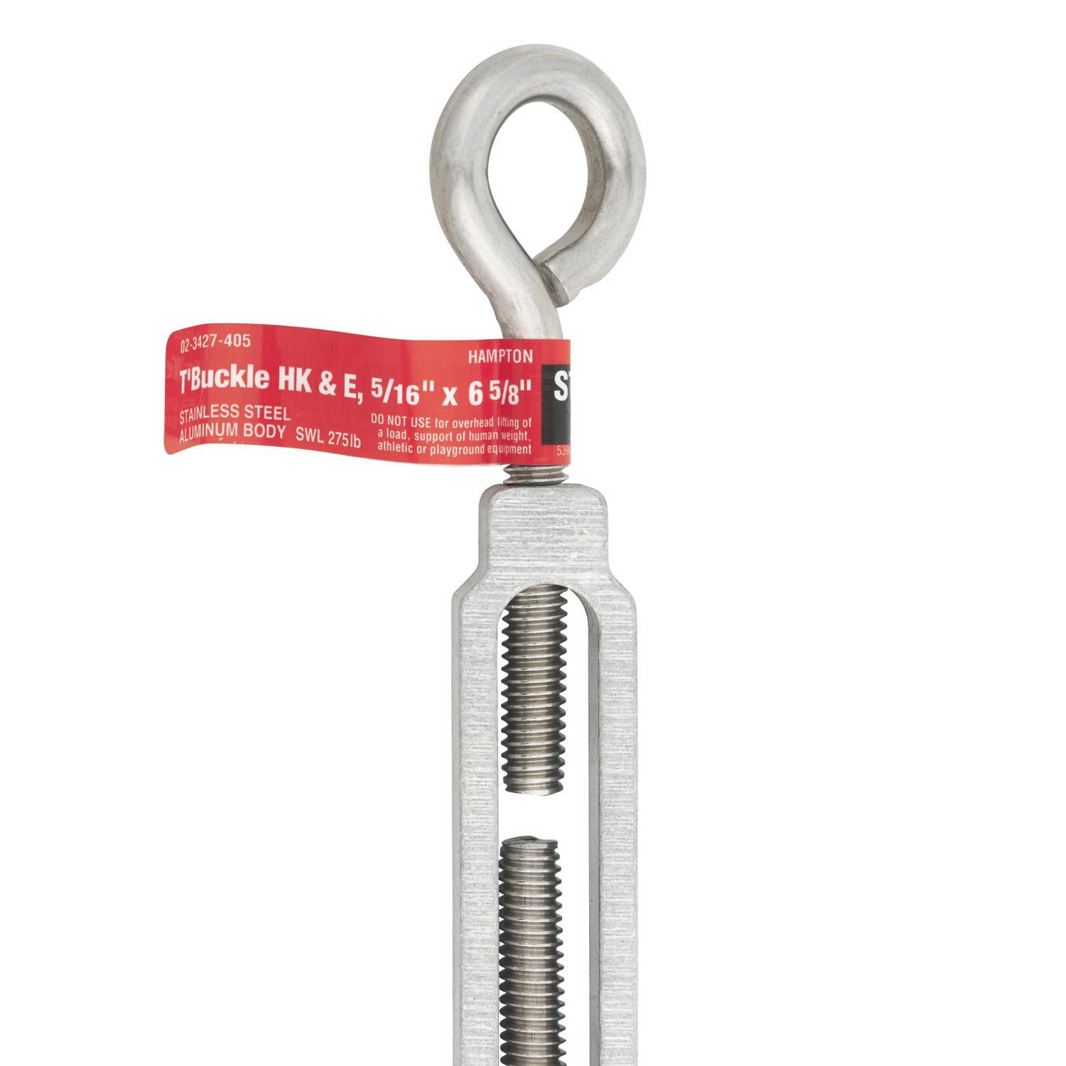 Hampton Stainless Steel Turnbuckle 275 lb. cap.