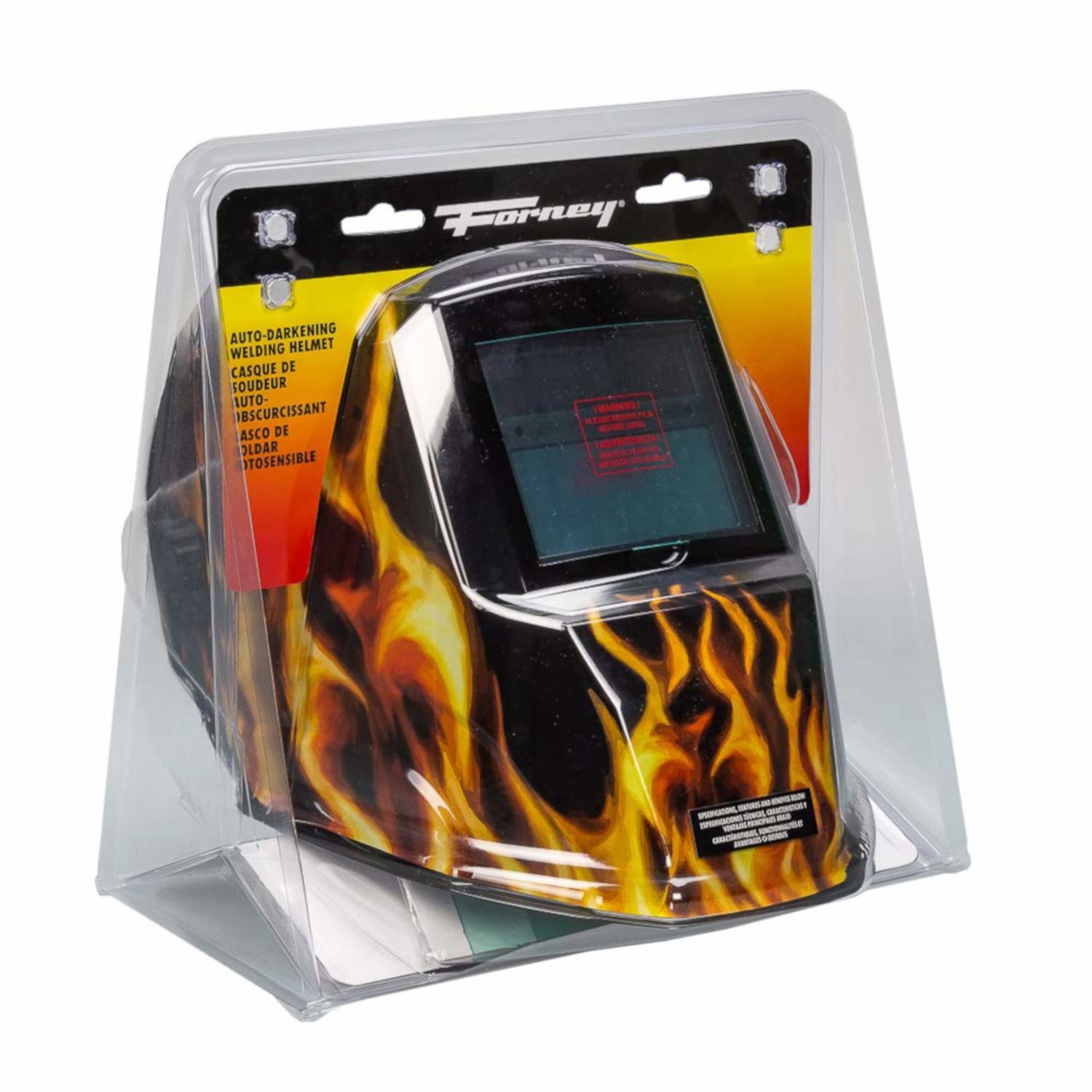 Forney Auto-Darkening Variable Shade Welding Helmet Scortch 1 pc