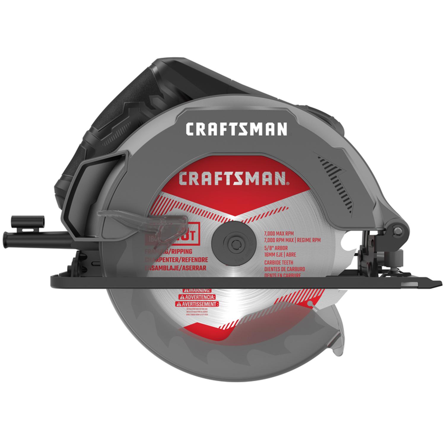 CRAFTSMAN 13 amps 7-1/4 in. Corded Brushed Circular Saw Tool Only