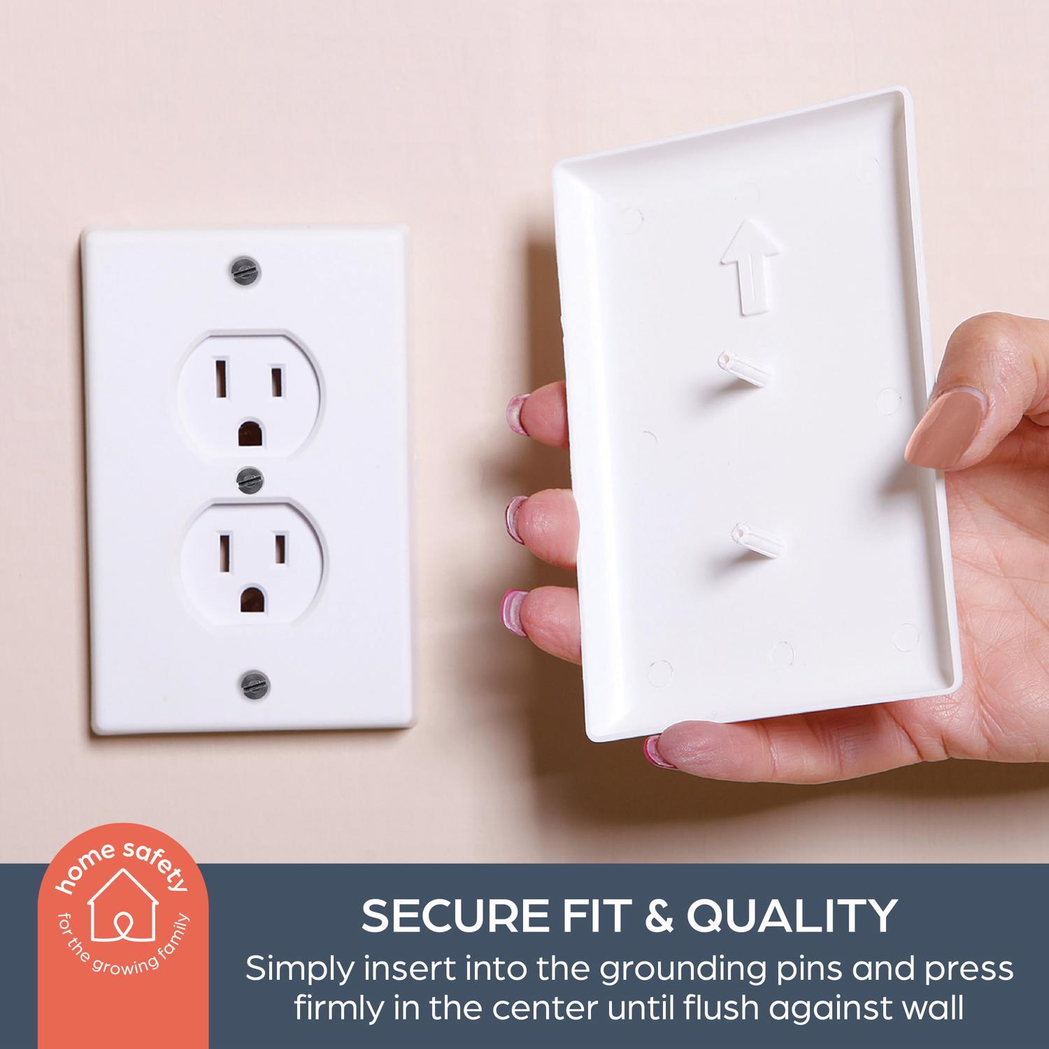 Dreambaby CoverPlug White Plastic Outlet Cover 2 pk