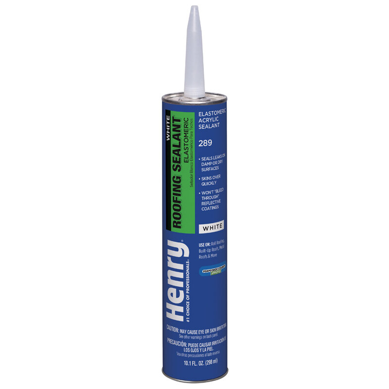 Henry Water Based White Roof Sealant 10.1 oz. White