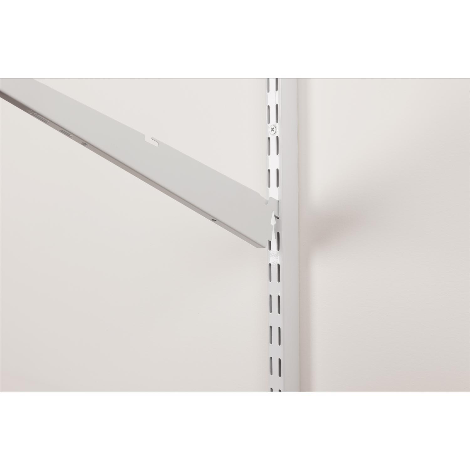 Rubbermaid FastTrack 3.2 in. H X 0.7 in. W X 16 in. L Steel Shelf Bracket