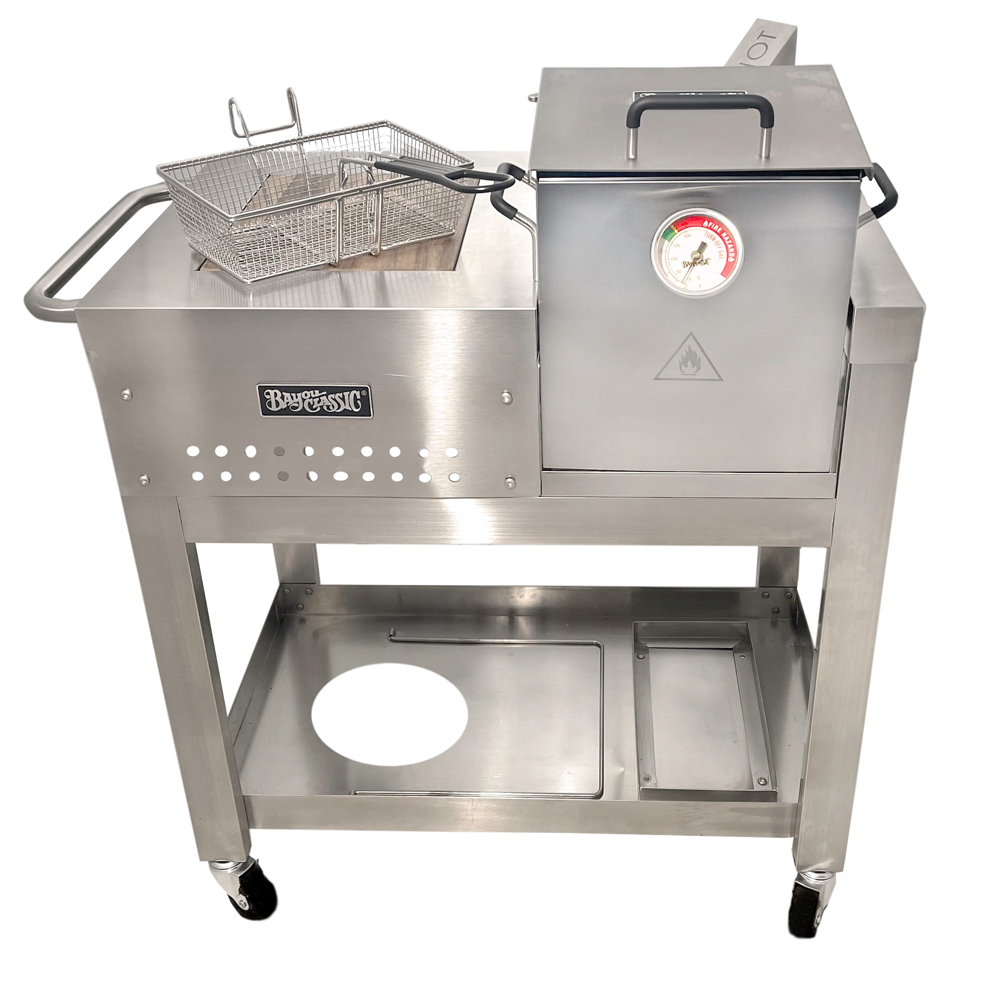 Bayou Classic 2.5-gal Stainless Fryer Workstation