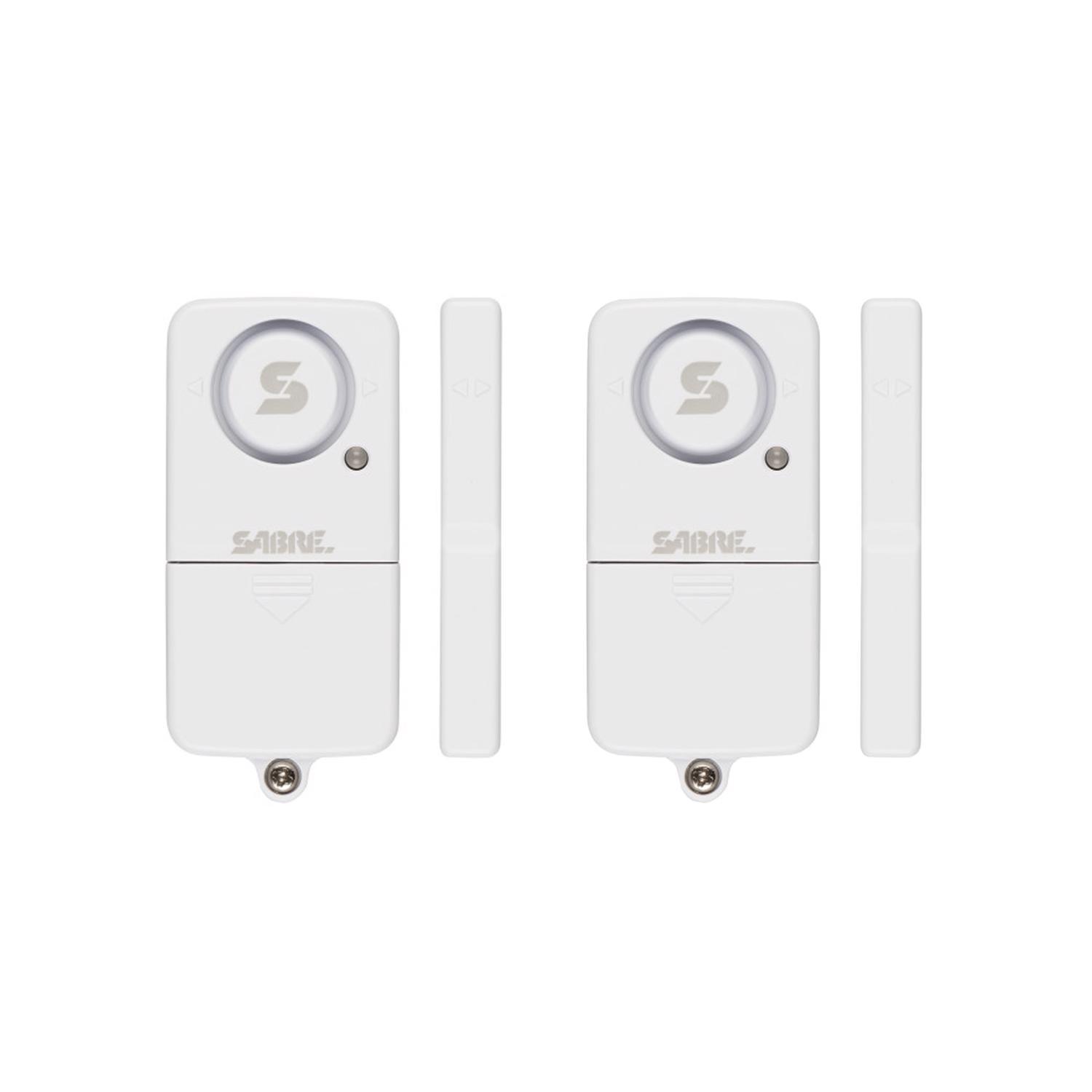 Sabre Battery Powered Indoor White Door Alarm