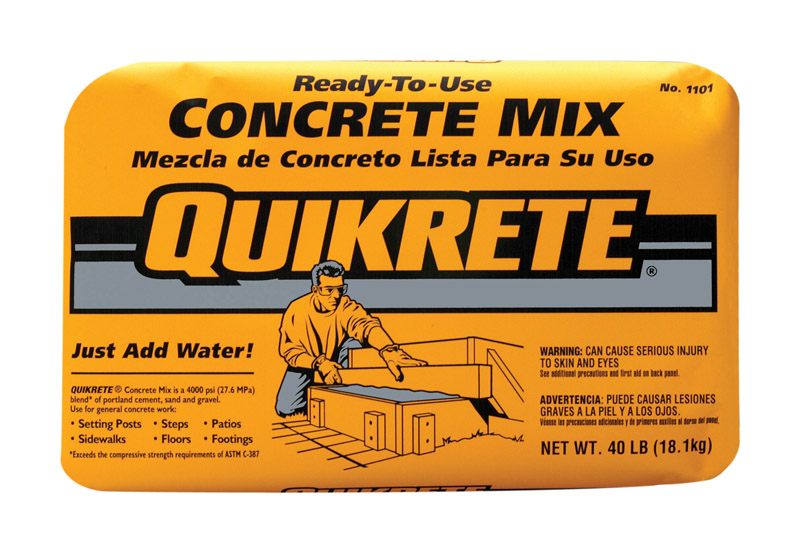 Quikrete 40 LB Ready-To-Use Concrete Mix