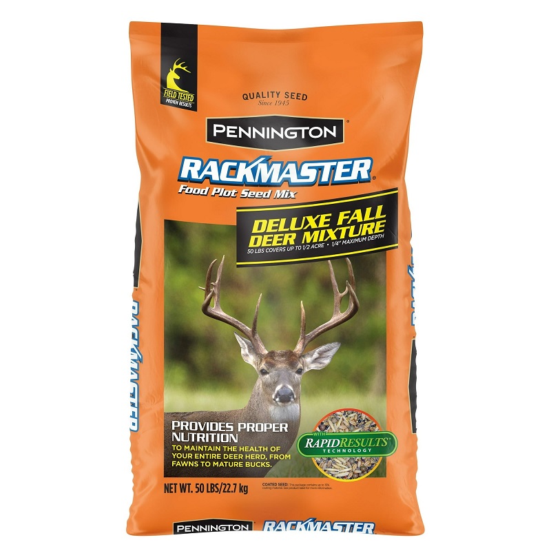Pennington Rackmaster Deluxe Fall Deer Mixture Food Plot Seed Mix 50lb