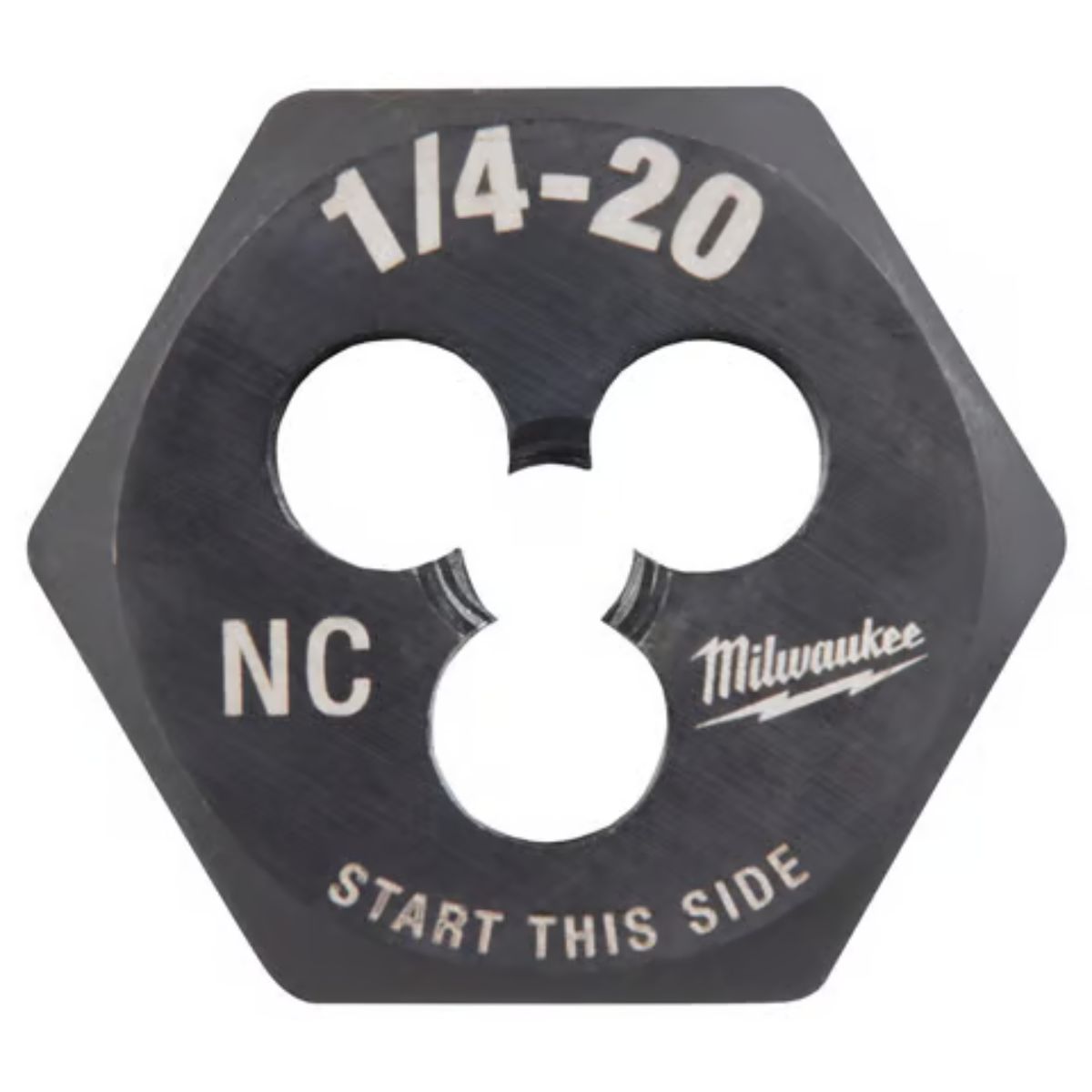 Milwaukee SAE 1/4-20 NC 1 in. Hex Threading Die