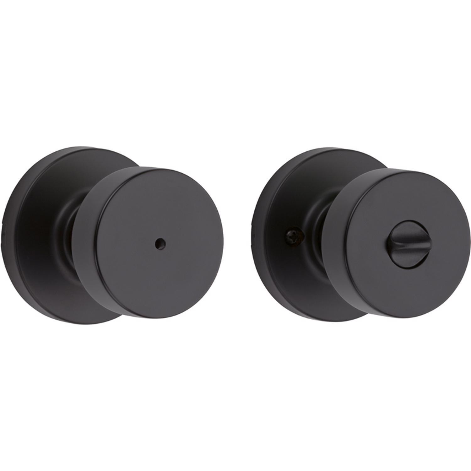 Kwikset Signature Series Pismo Matte Black Knob