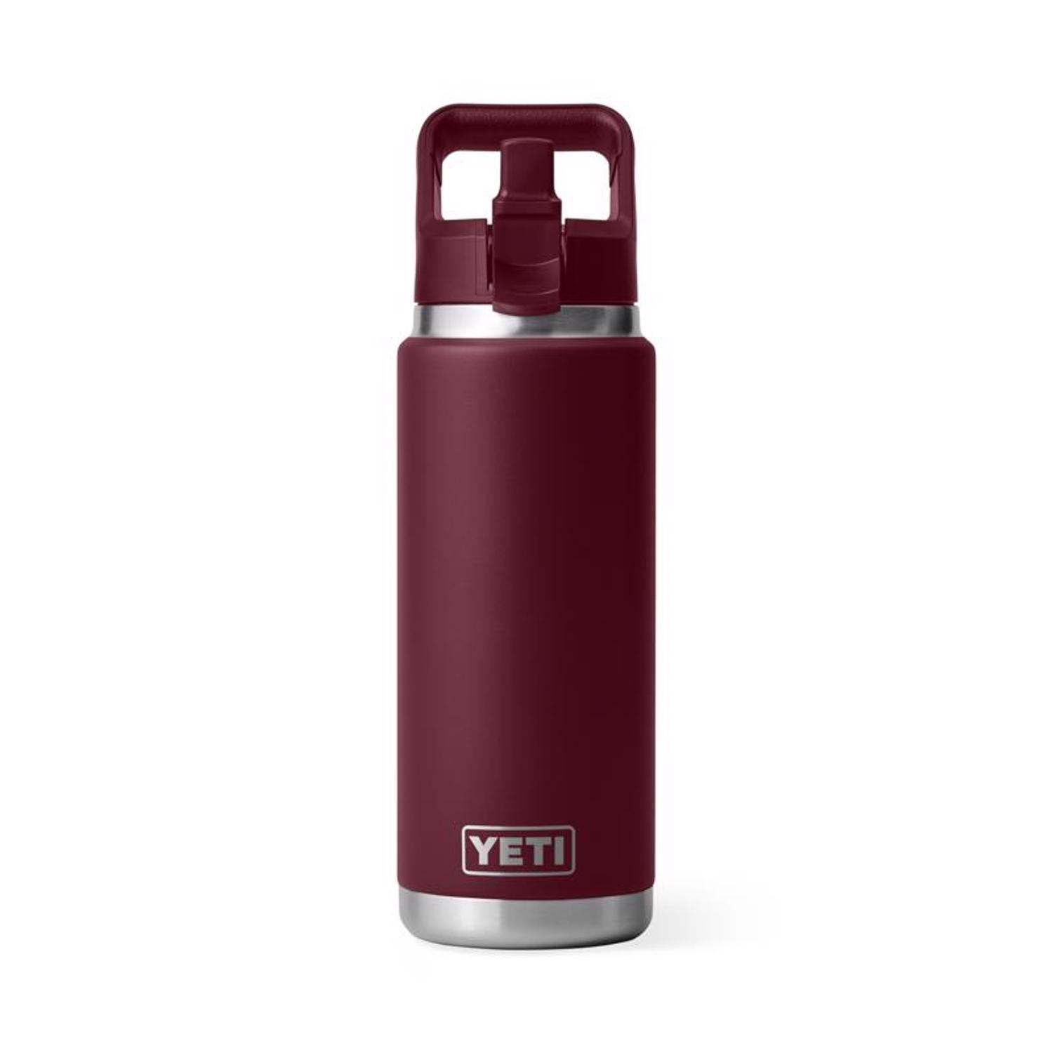 YETI Rambler 26 oz. Wild Vine Red BPA Free Bottle with Straw Cap