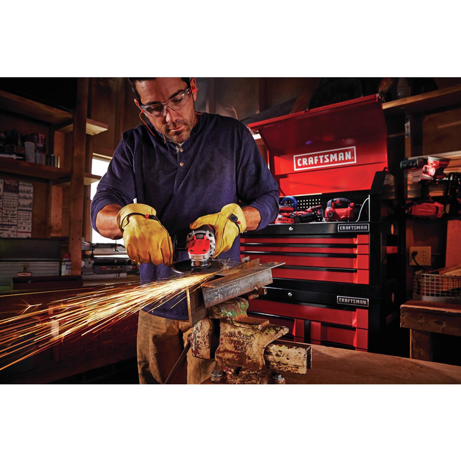CRAFTSMAN 7.5 amps Corded 4-1/2 in. Small Angle Grinder