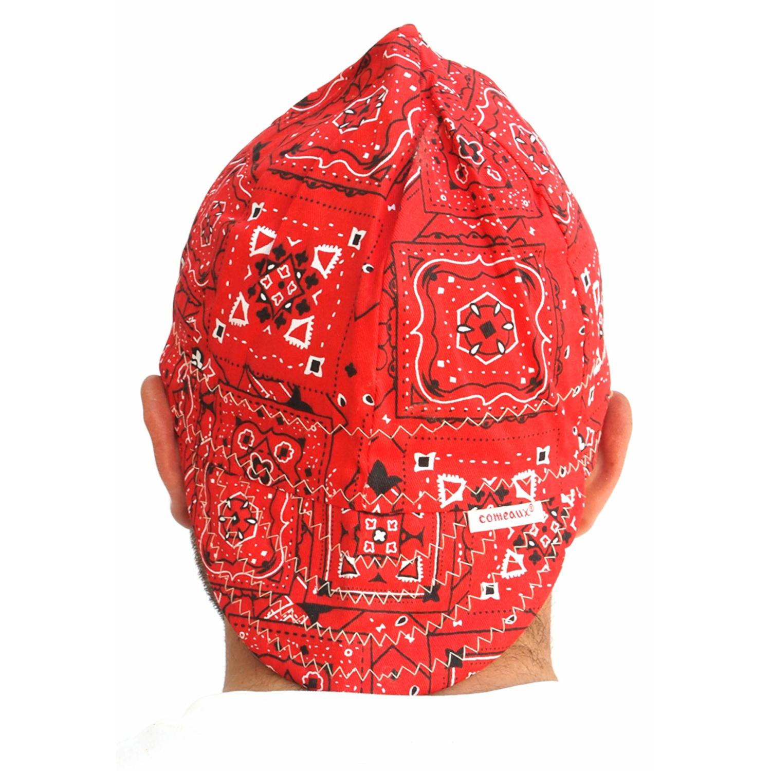 Forney 7.5 in. H X 7.5 in. W Cotton Welding Cap Multicolored 1 pc