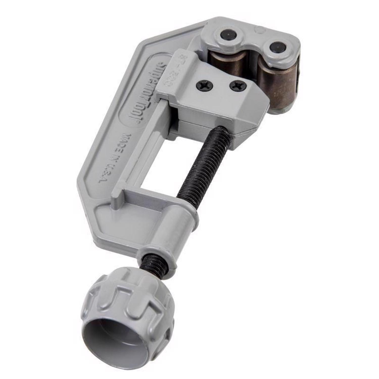 Superior Tool 1-5/8 in. Tube Cutter Black/Gray 1 pk