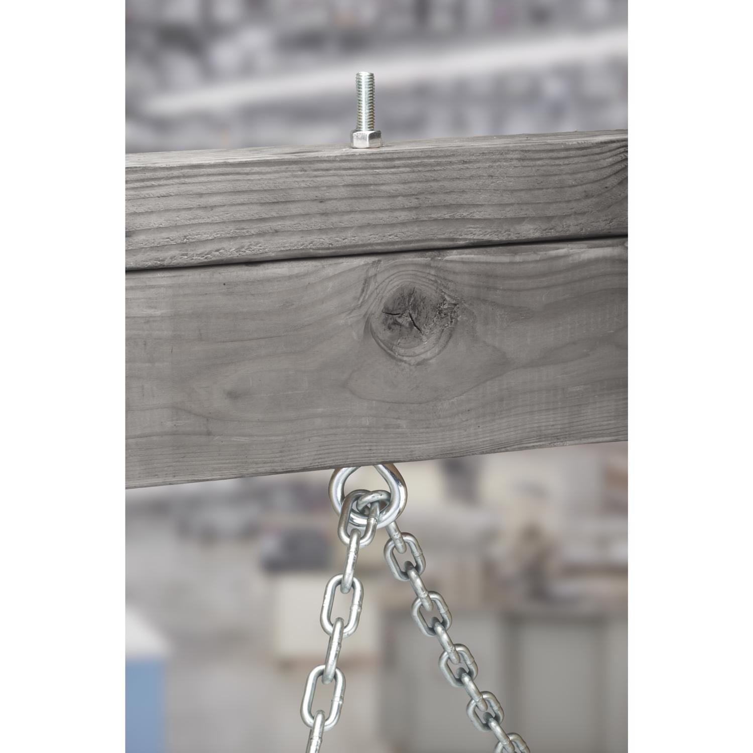 Hampton 1/2 in. X 12 in. L Zinc-Plated Steel Eyebolt Nut Included