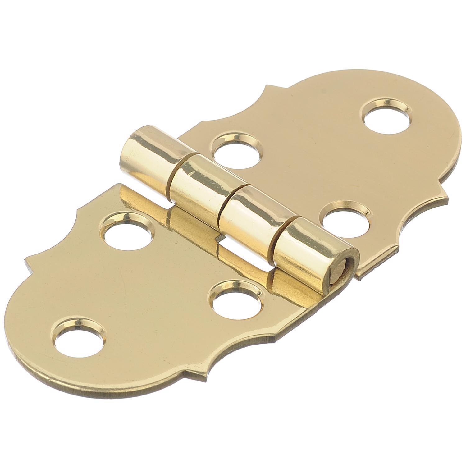 Ace 2-7/8 in. W X 1-5/16 in. L Antique Brass Brass Decorative Hinge 2 pk