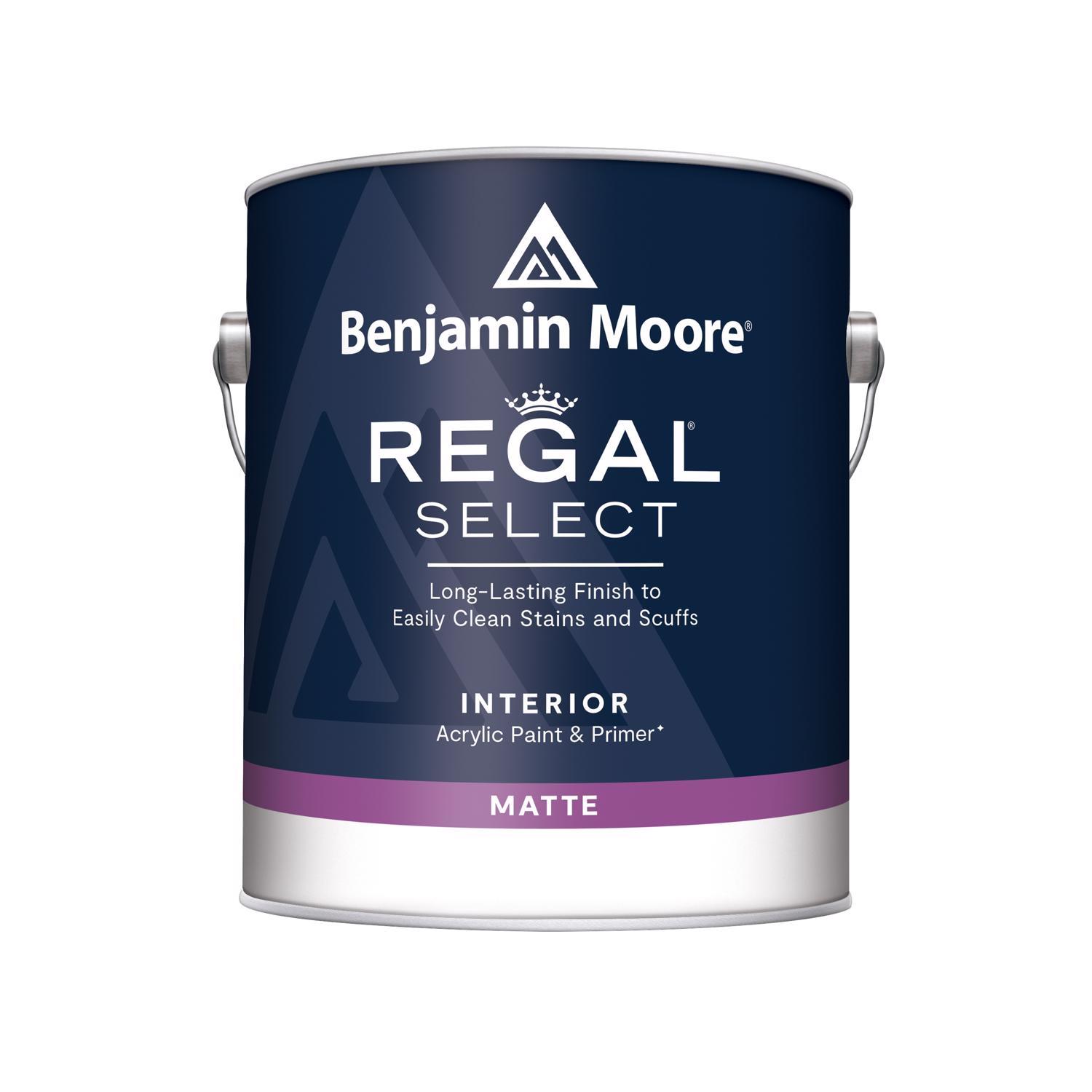 Benjamin Moore Regal Select Matte White Interior Latex Wall Paint