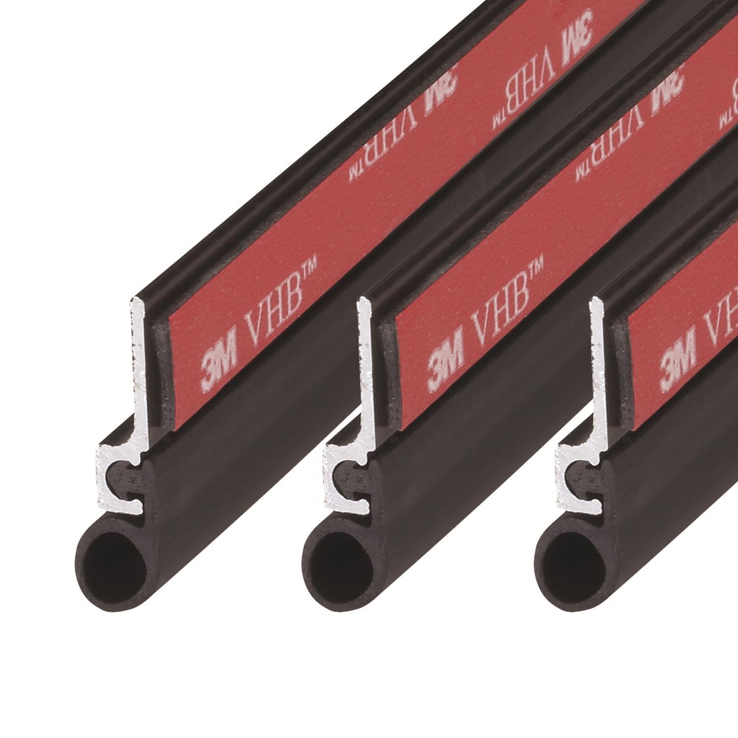 M-D Cinch Brown Aluminum/Vinyl Door Set Seal For Top/Side Seal 85 in. L X 1/2 in.