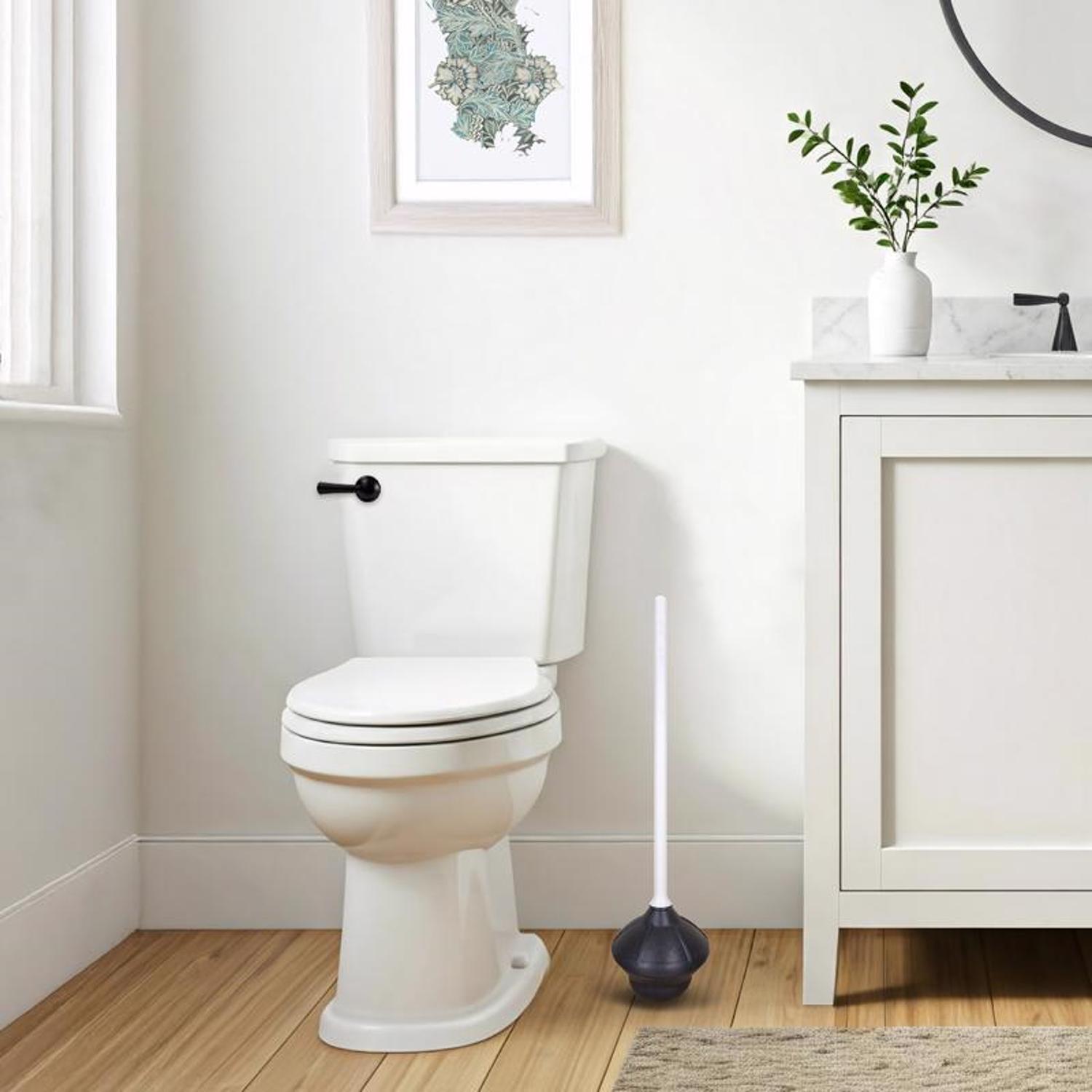 Korky Toilet Plunger 18 in. L X 6 in. D
