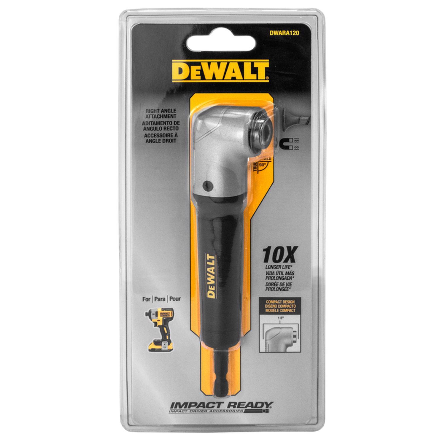 DeWalt Impact Ready Metal Right Angle Drill Attachment 1 pk