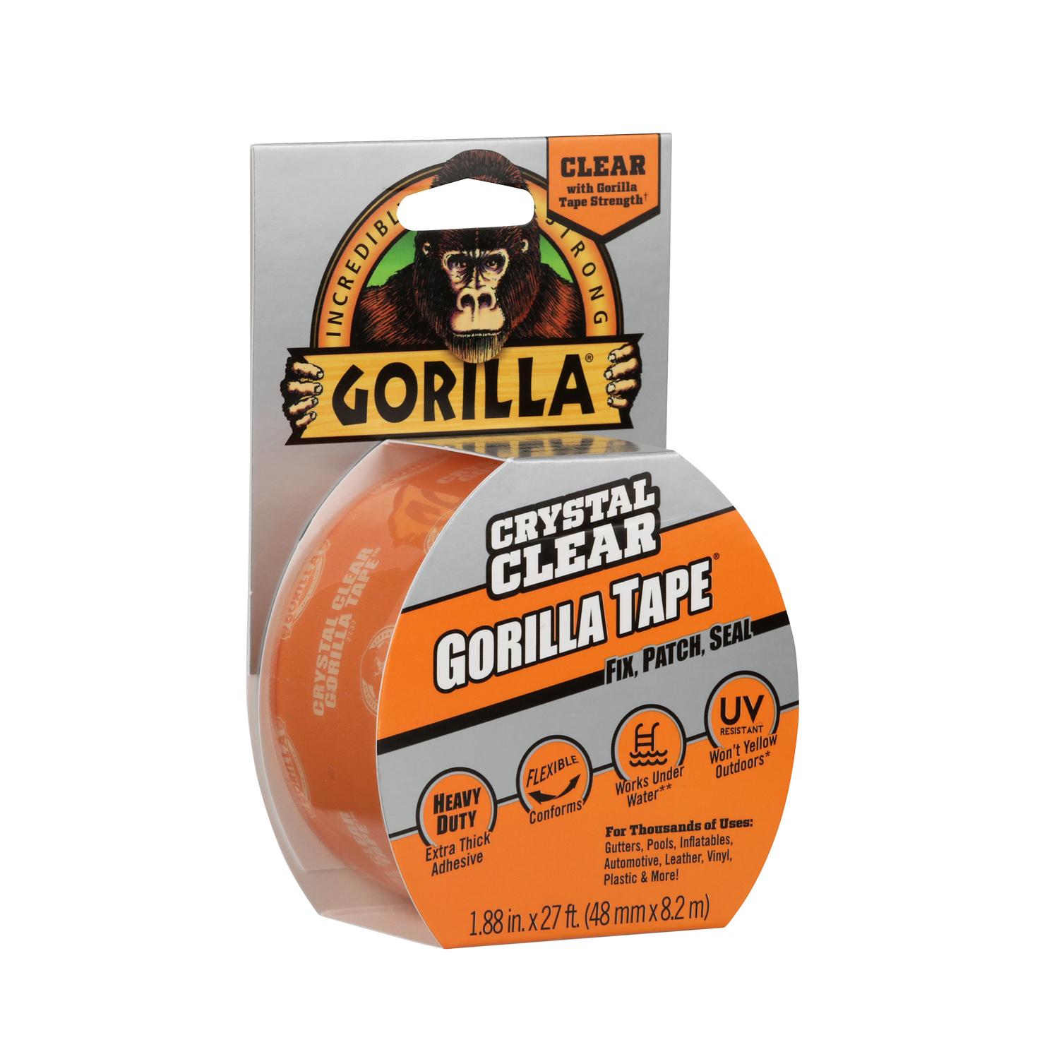 Gorilla 1.88 in. W X 27 ft. L Clear Repair Tape