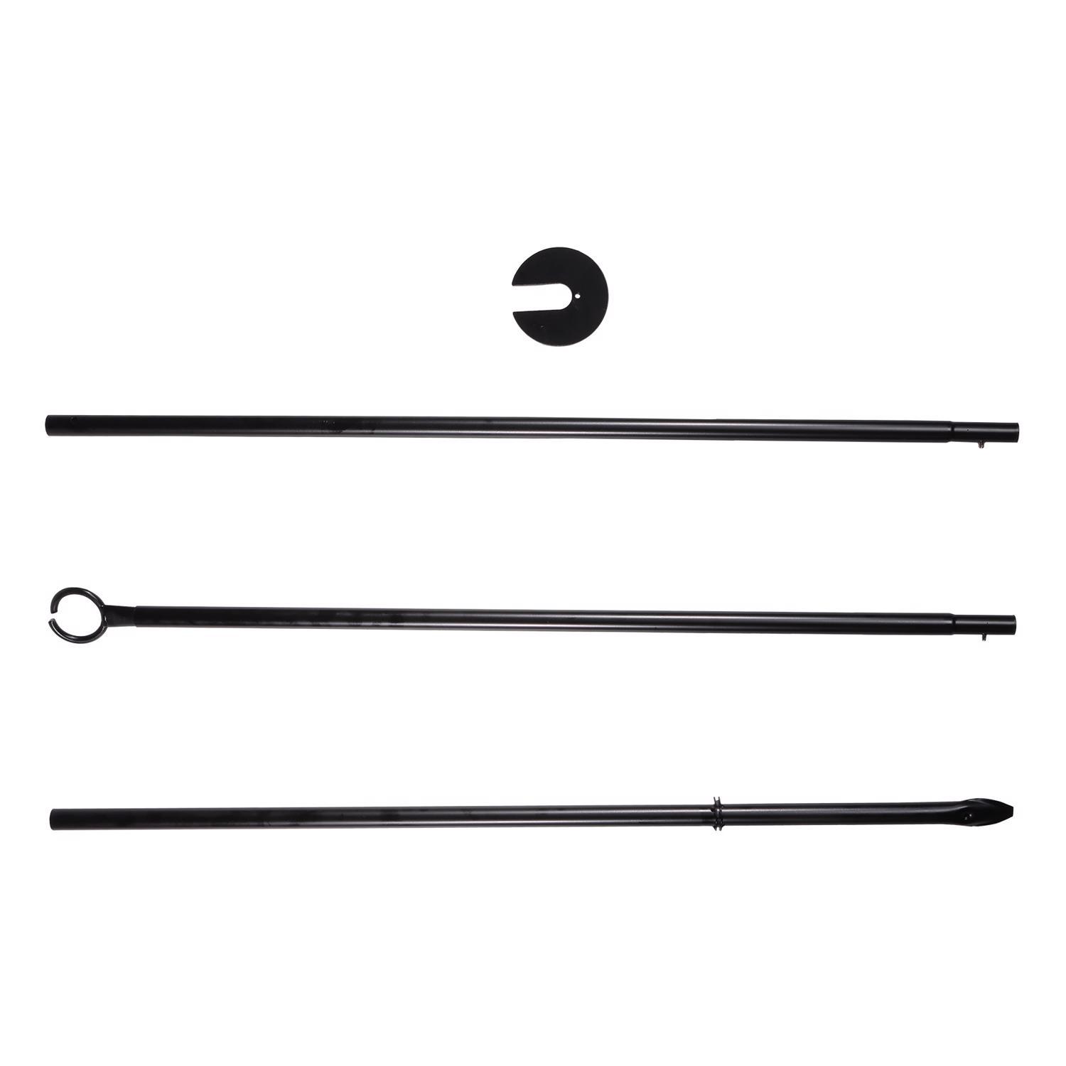 Belle Luci LED Patio Light Pole String Light Hanging Kit 108 in.