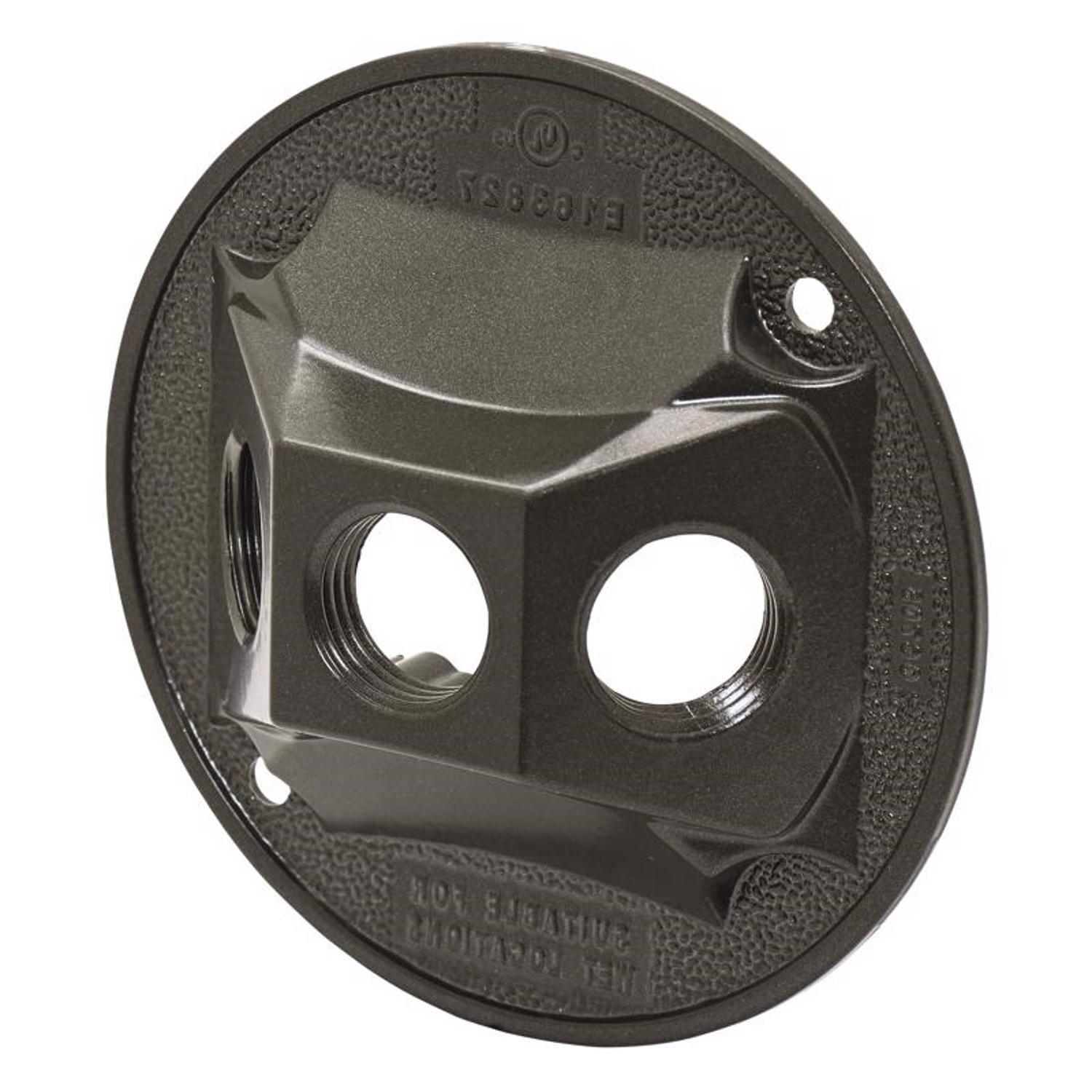 Sigma Engineered Solutions Round Metal 4.13 in. H X 4.13 in. W Lampholder Cover