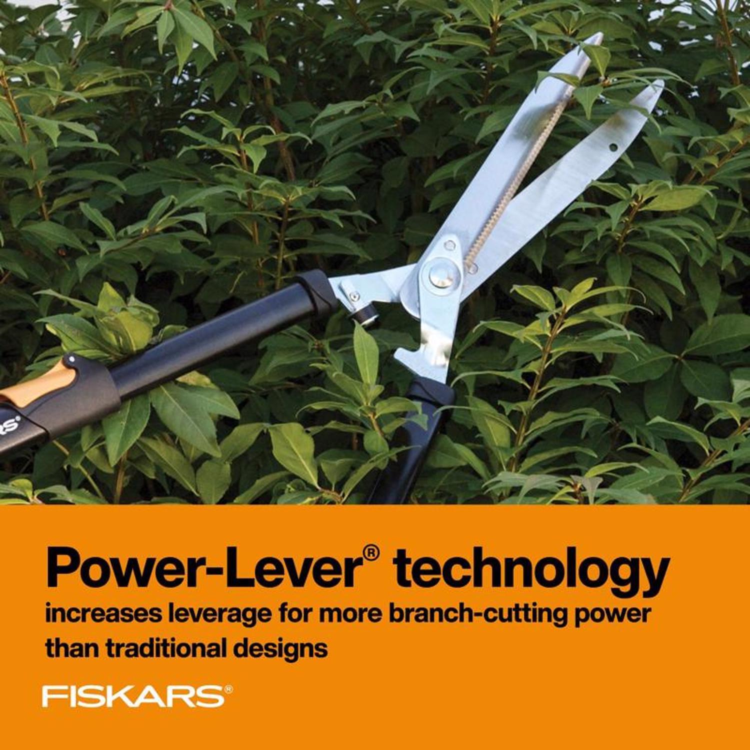 Fiskars 10 in. Steel Serrated Hedge Shears