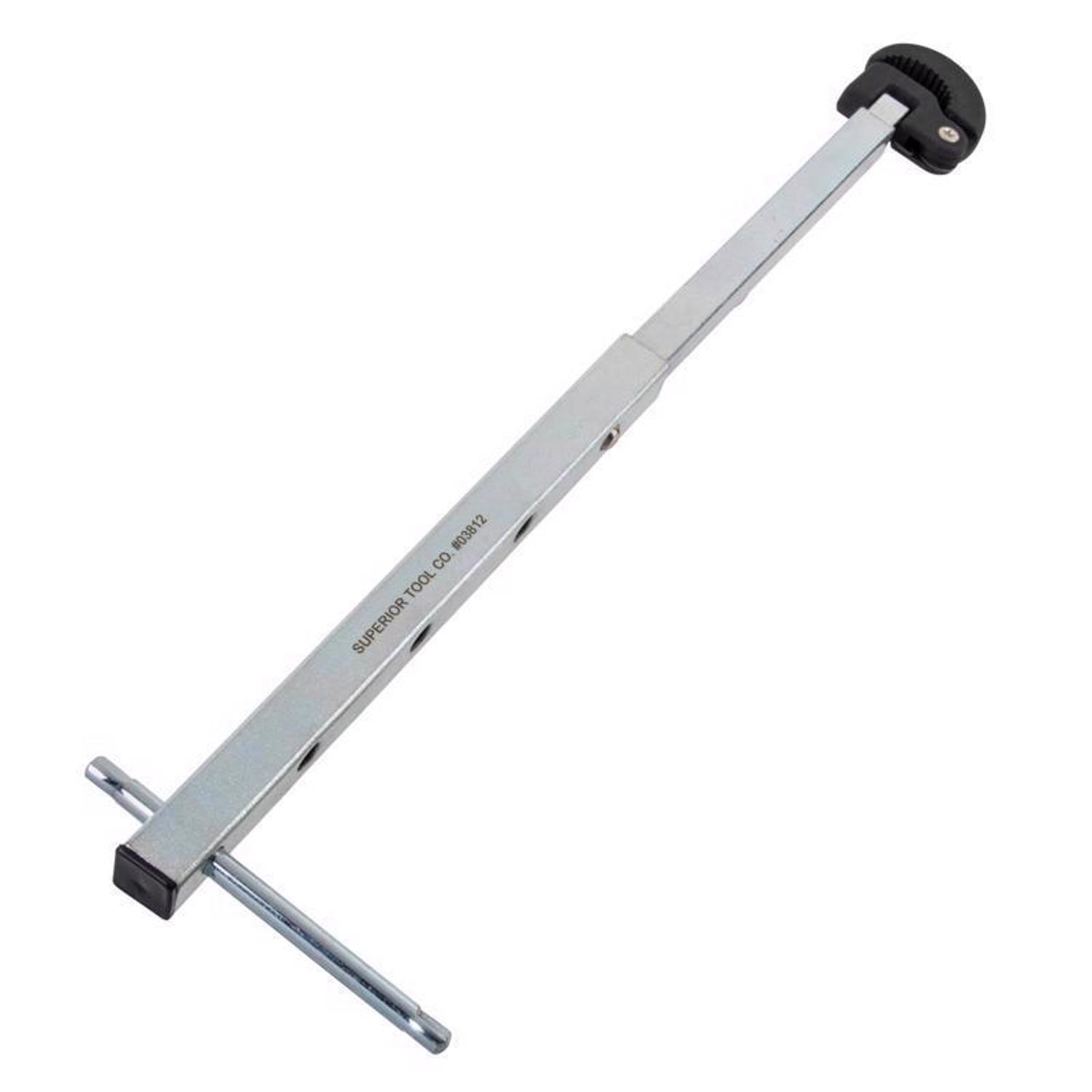 Superior Tool 1 in. D X 16 in. L Stainless Steel Telescoping Basin Wrench