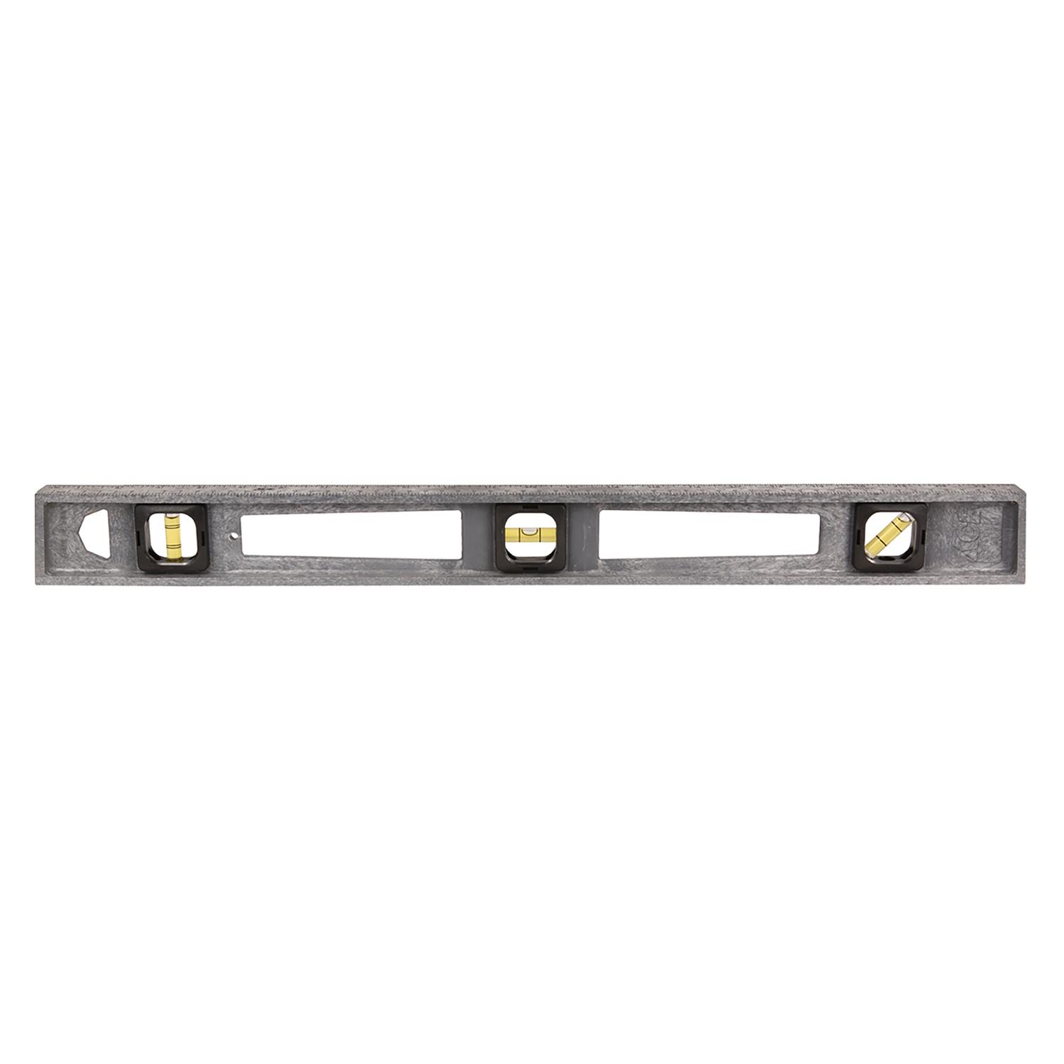 Ace 24 in. Plastic I-Beam Level 3 vial