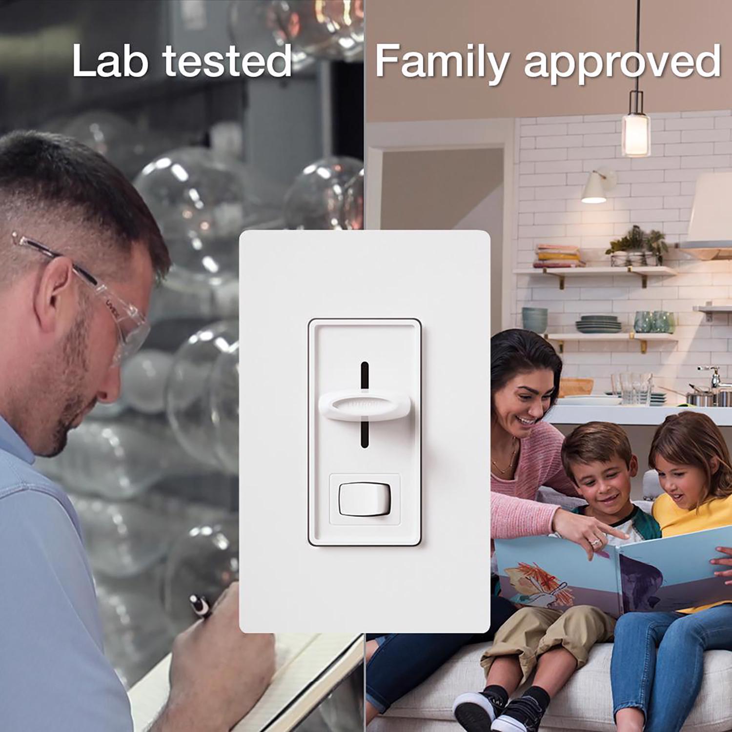 Lutron Skylark White 150 W 3-Way Dimmer Switch 1 pk