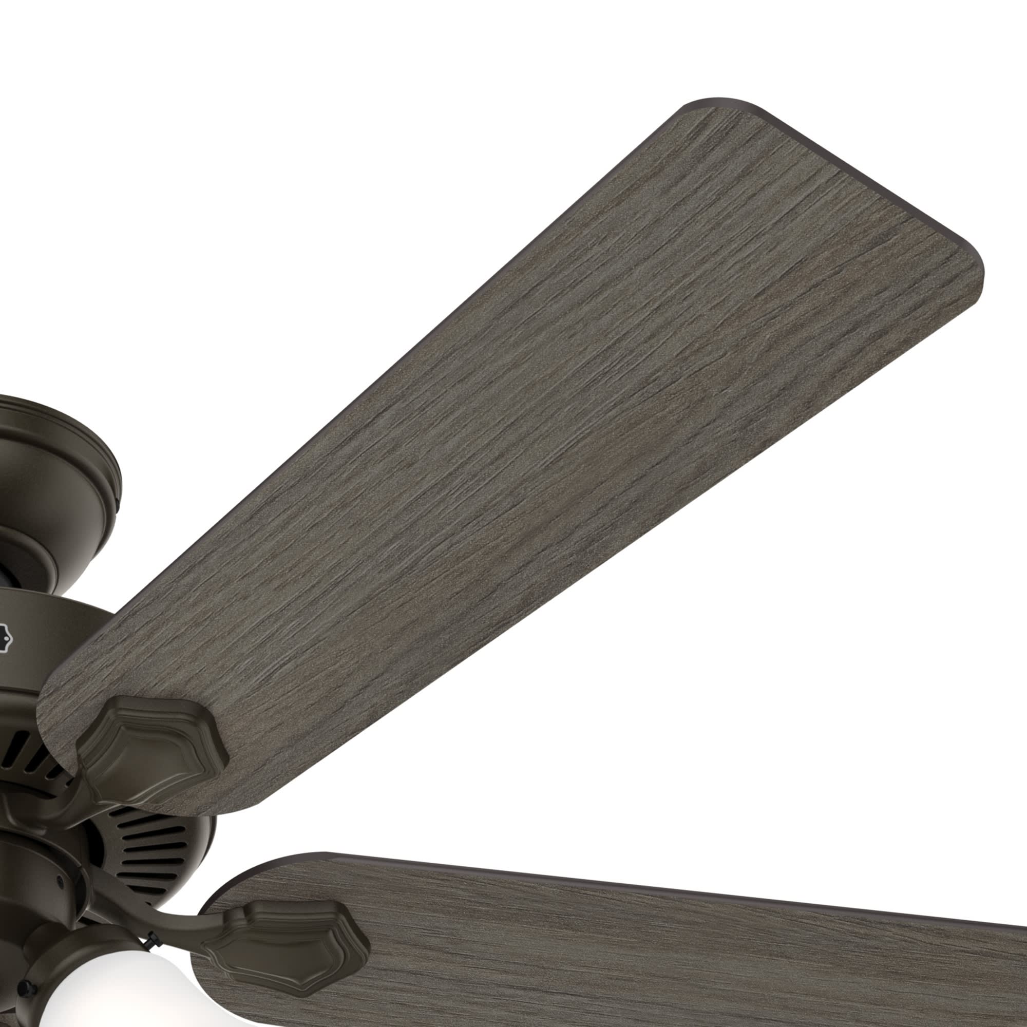 Hunter Fan Swanson 52 inch New Bronze with American Walnut / Greyed Walnut Blades Ceiling Fan