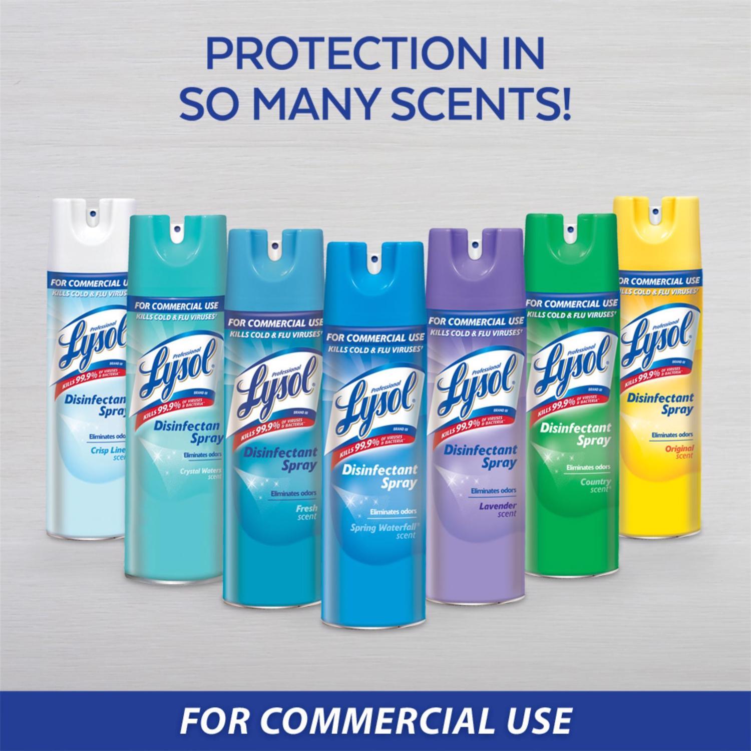 Lysol Crisp Linen Scent Disinfectant Spray 19 oz 1 pk
