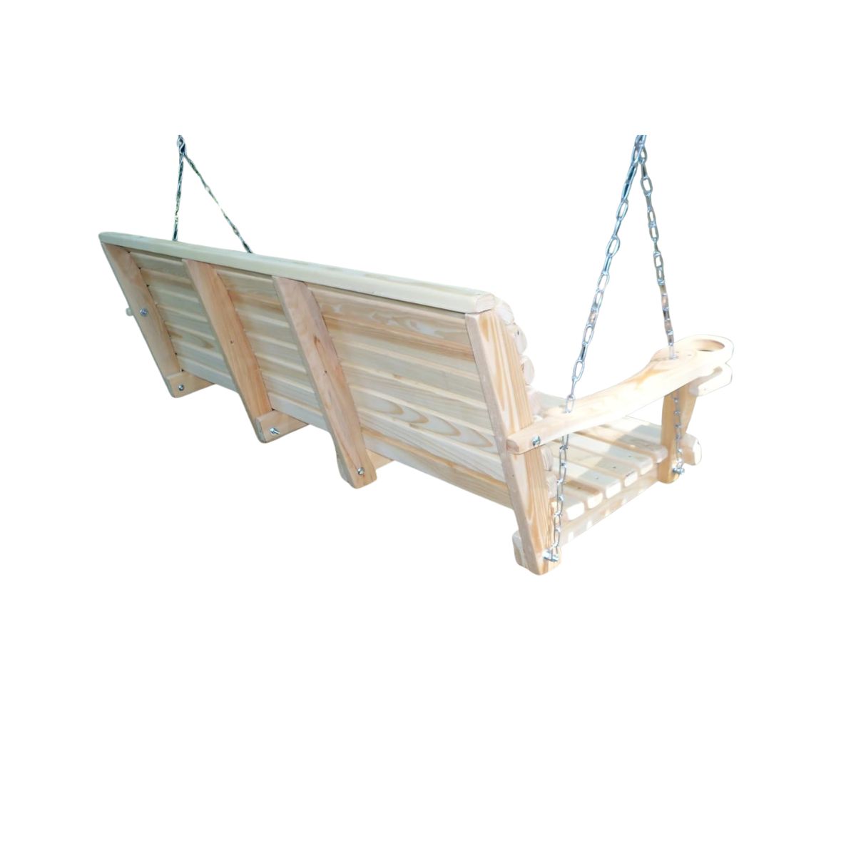 5 ft. Cypress Porch Swing Made in USA with Hanging Hardware
