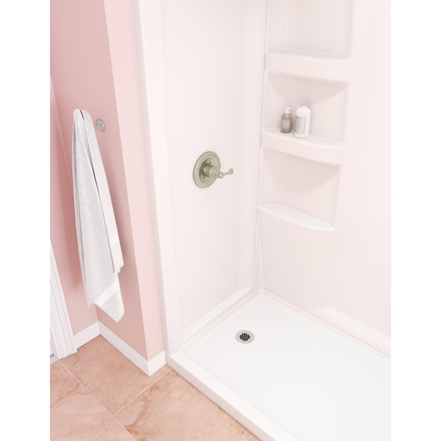 Delta Hycroft 4.5 in. H X 32 in. W X 60 in. L White Shower Base