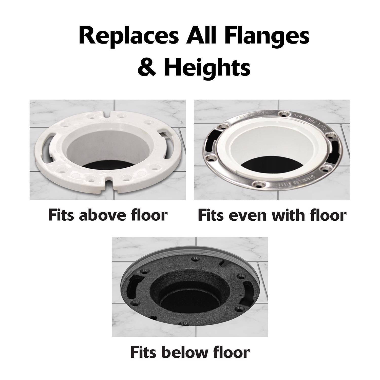 Korky Wax Free Toilet Seal Rubber and Foam For Universal