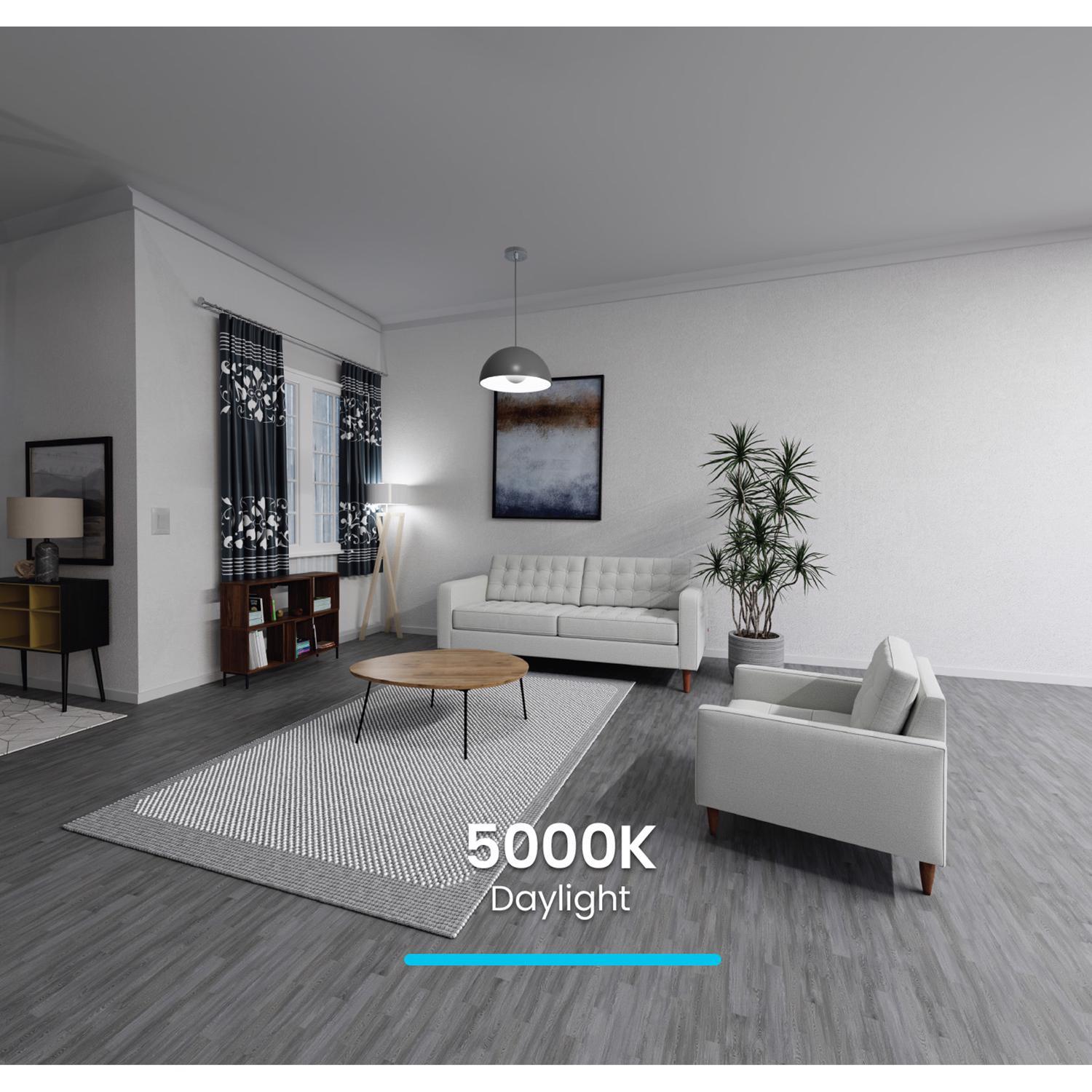 Feit Enhance A19 E26 (Medium) Filament LED Bulb Daylight 40 Watt Equivalence 4 pk