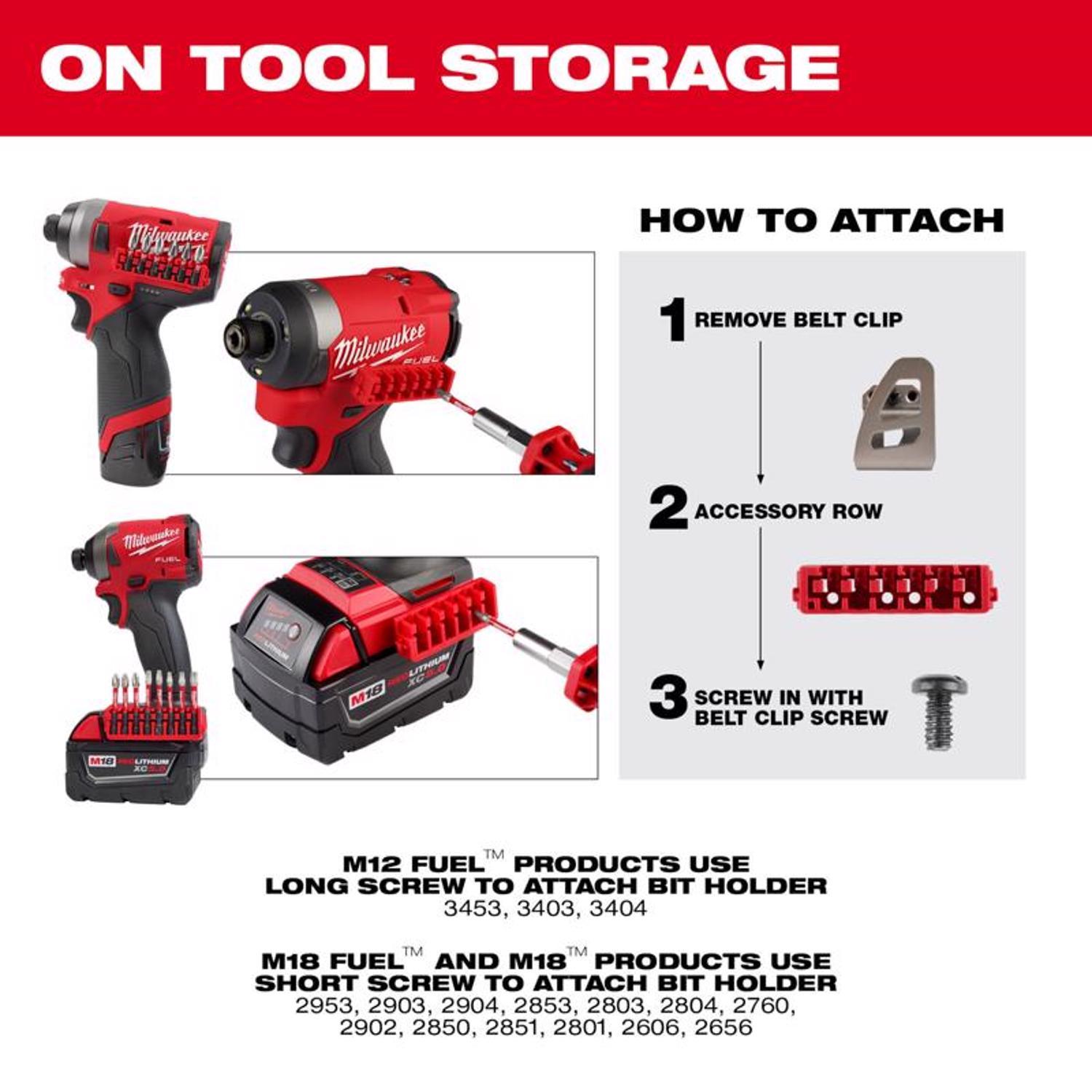 Milwaukee Assorted Impact Driver Bit Set Alloy Steel 38 pc
