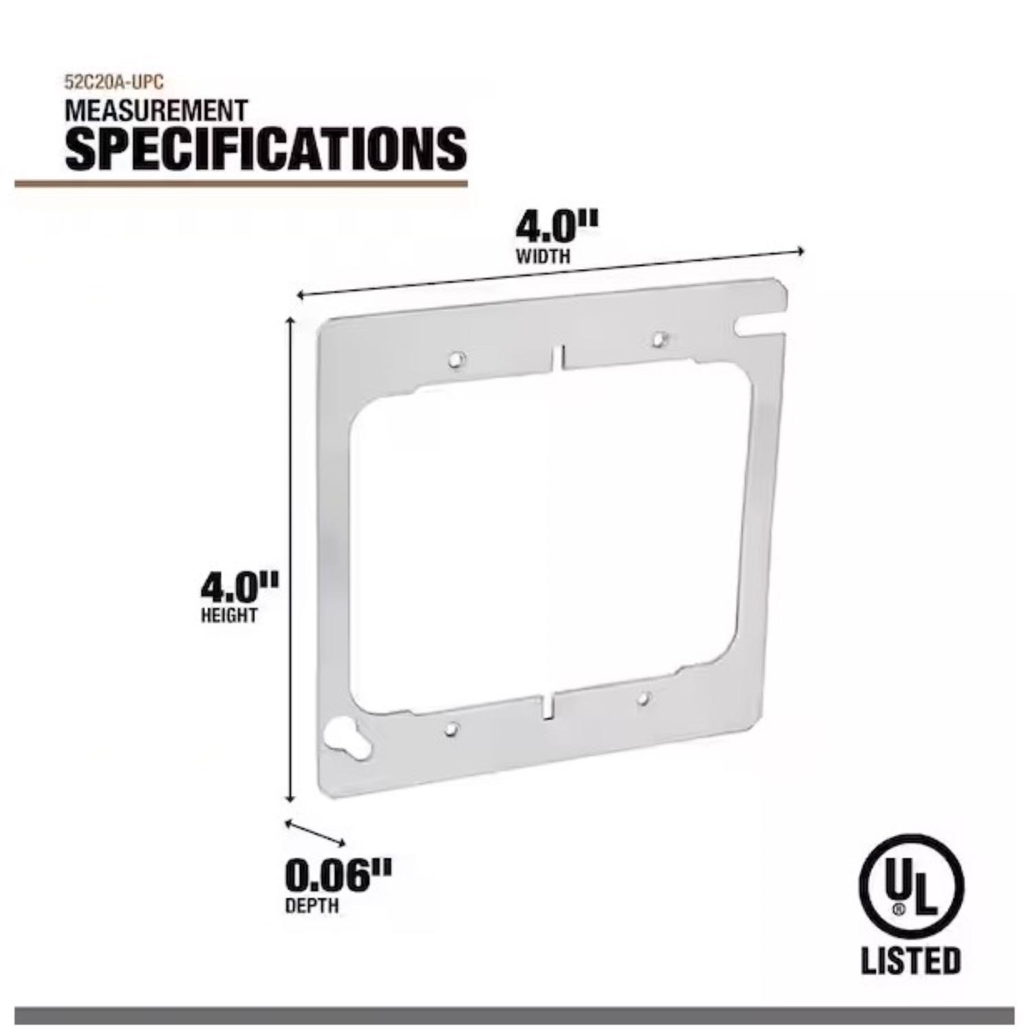 Southwire Square Steel Box Cover