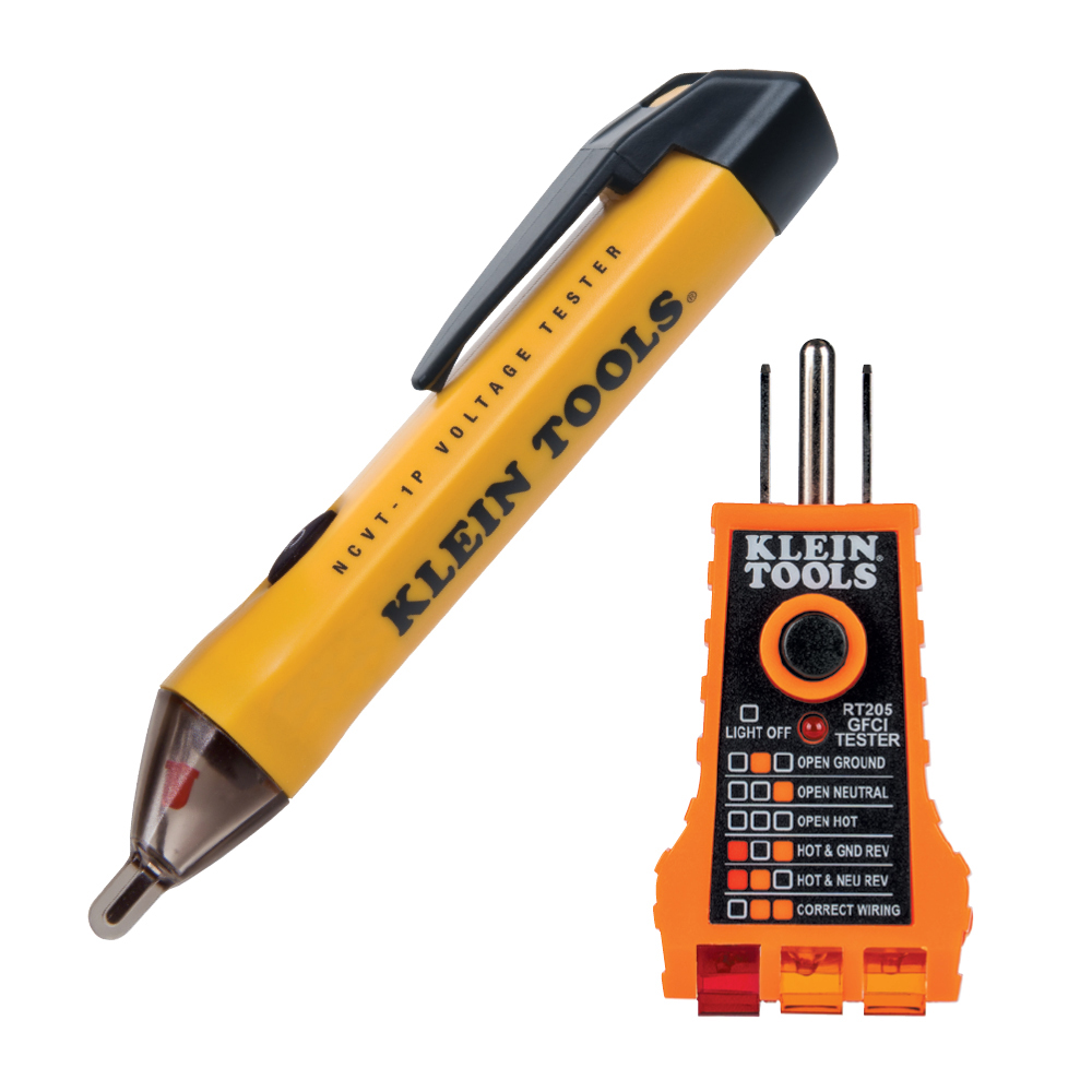 Klein Non-Contact Voltage and GFCI Receptacle Test Kit