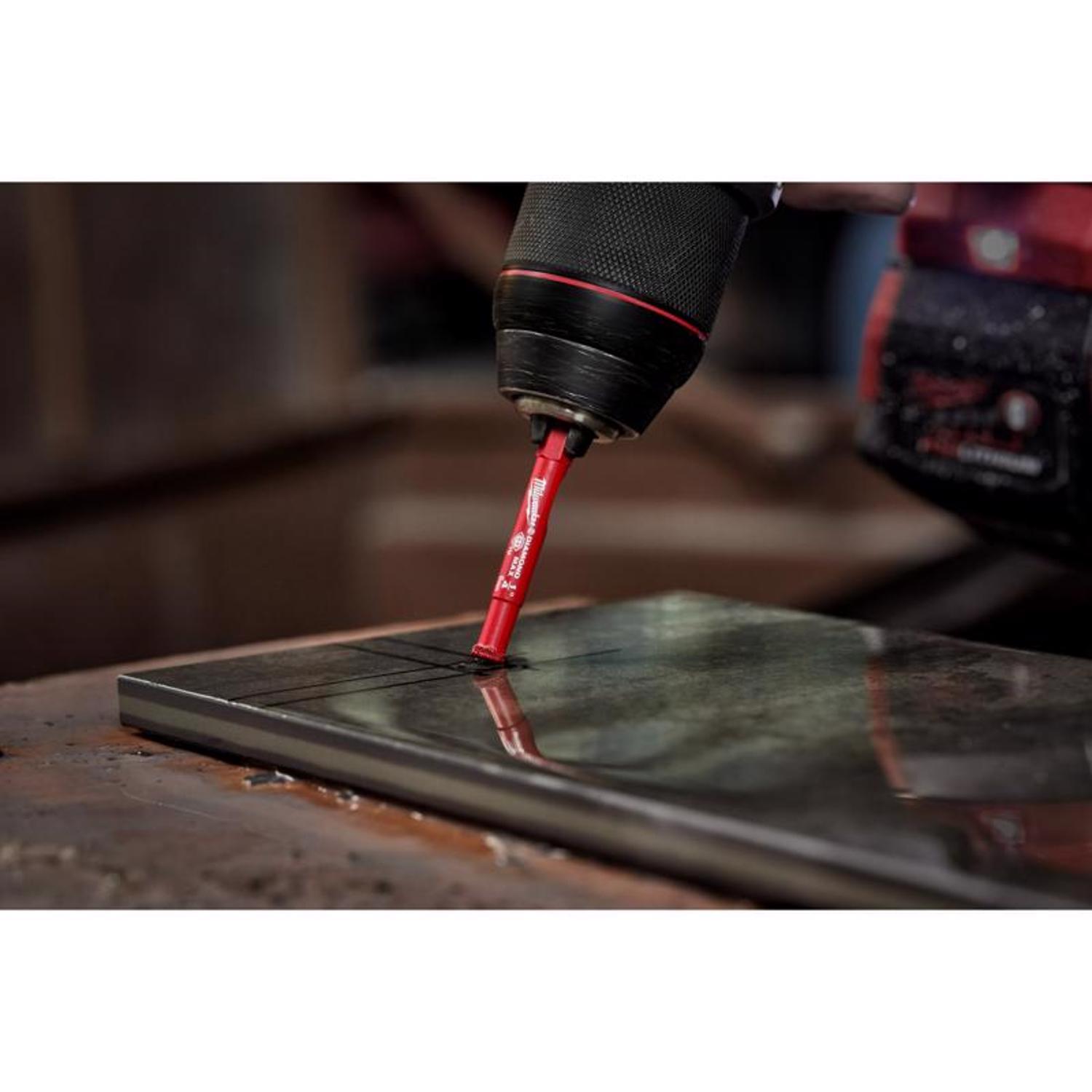 Milwaukee Diamond Max 5/16 in. Diamond Grit Glass, Porcelain, Tile, and Stone Hole Saw 1 pc