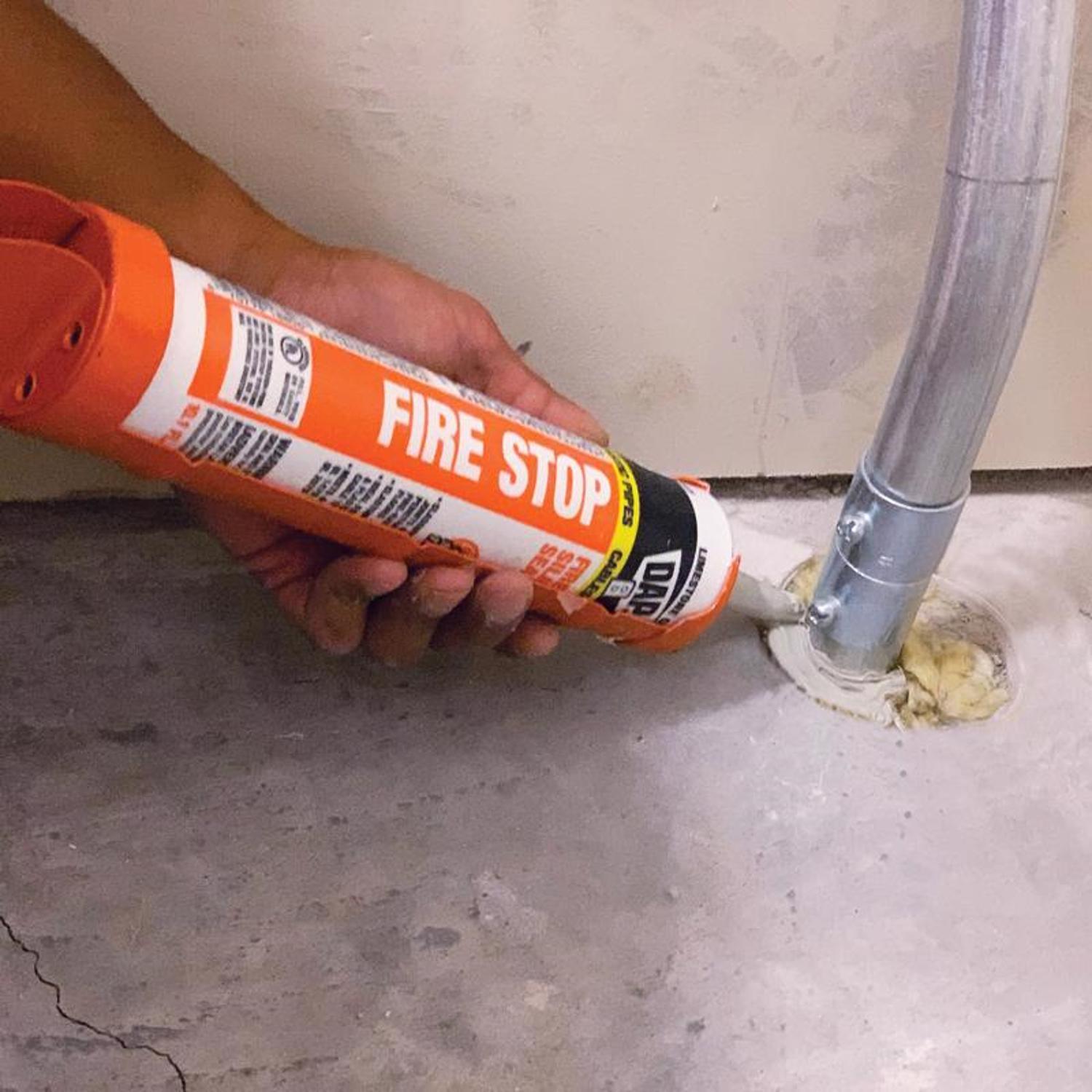 DAP Fire Stop Gray Elastomeric Fire Stop Sealant 10.1 oz