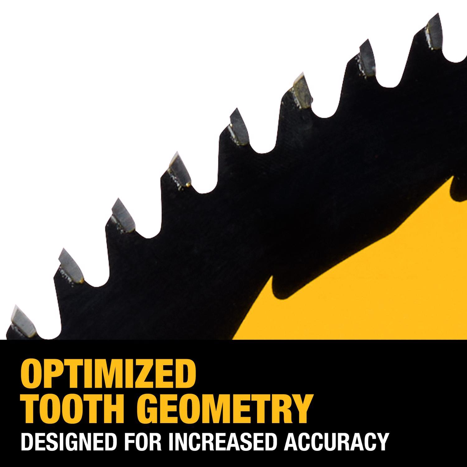 DEWALT 12 in. D X 1 in. Fine Finish Carbide Tipped Circular Saw Blade 80 teeth 1 pc