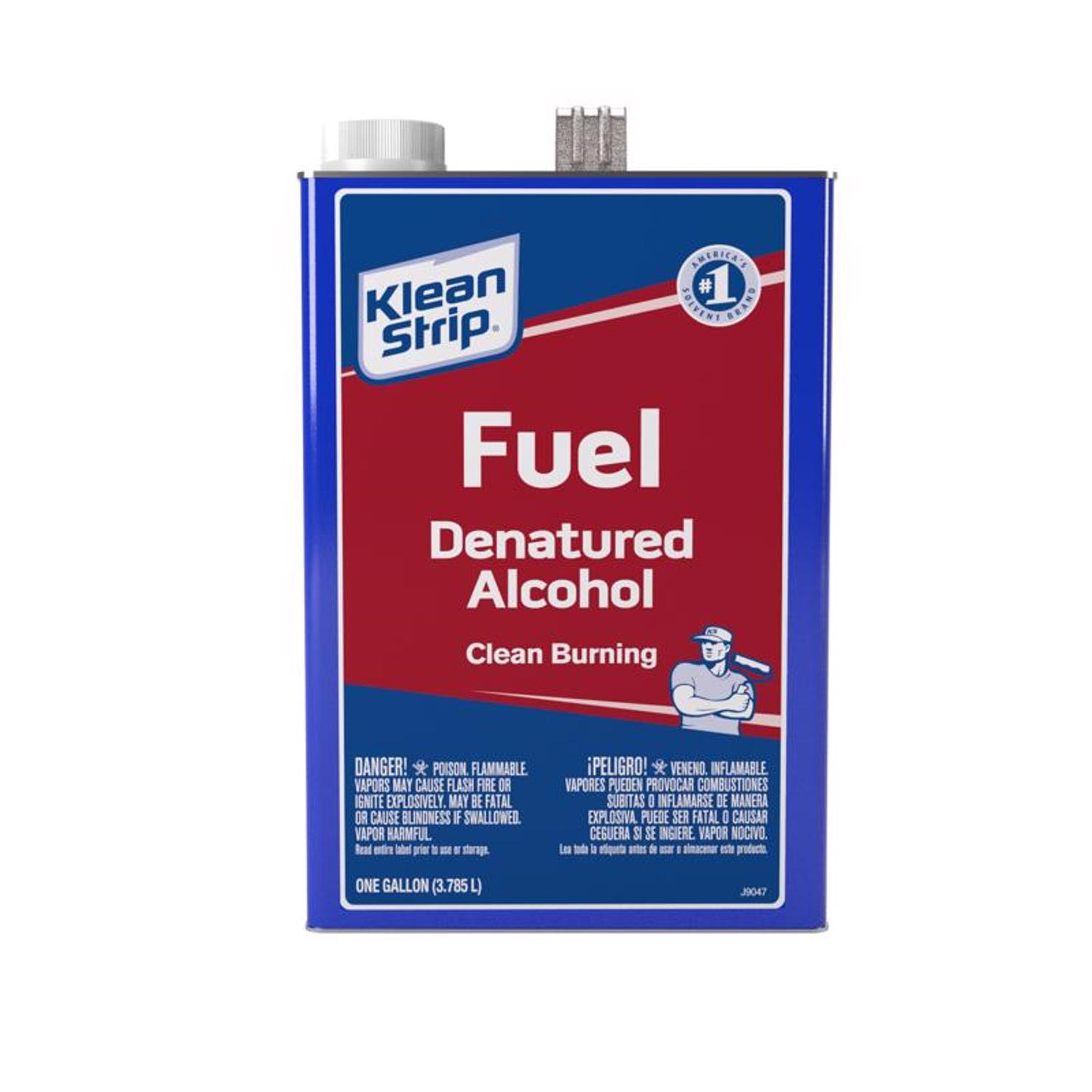 Klean Strip Denatured Alcohol Clean Burning Fuel 1 gal