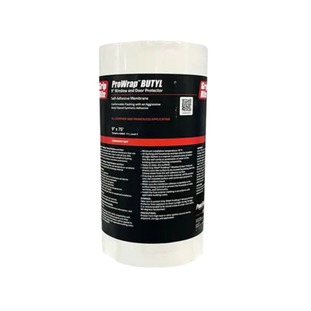 Grip-Rite ProWrap BUTYL Flashing Tape W/D 9" x 75'