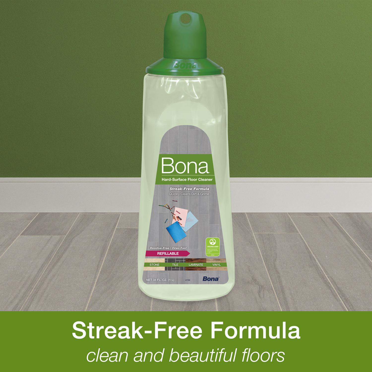 Bona No Scent Floor Cleaner Refill Liquid 34 oz