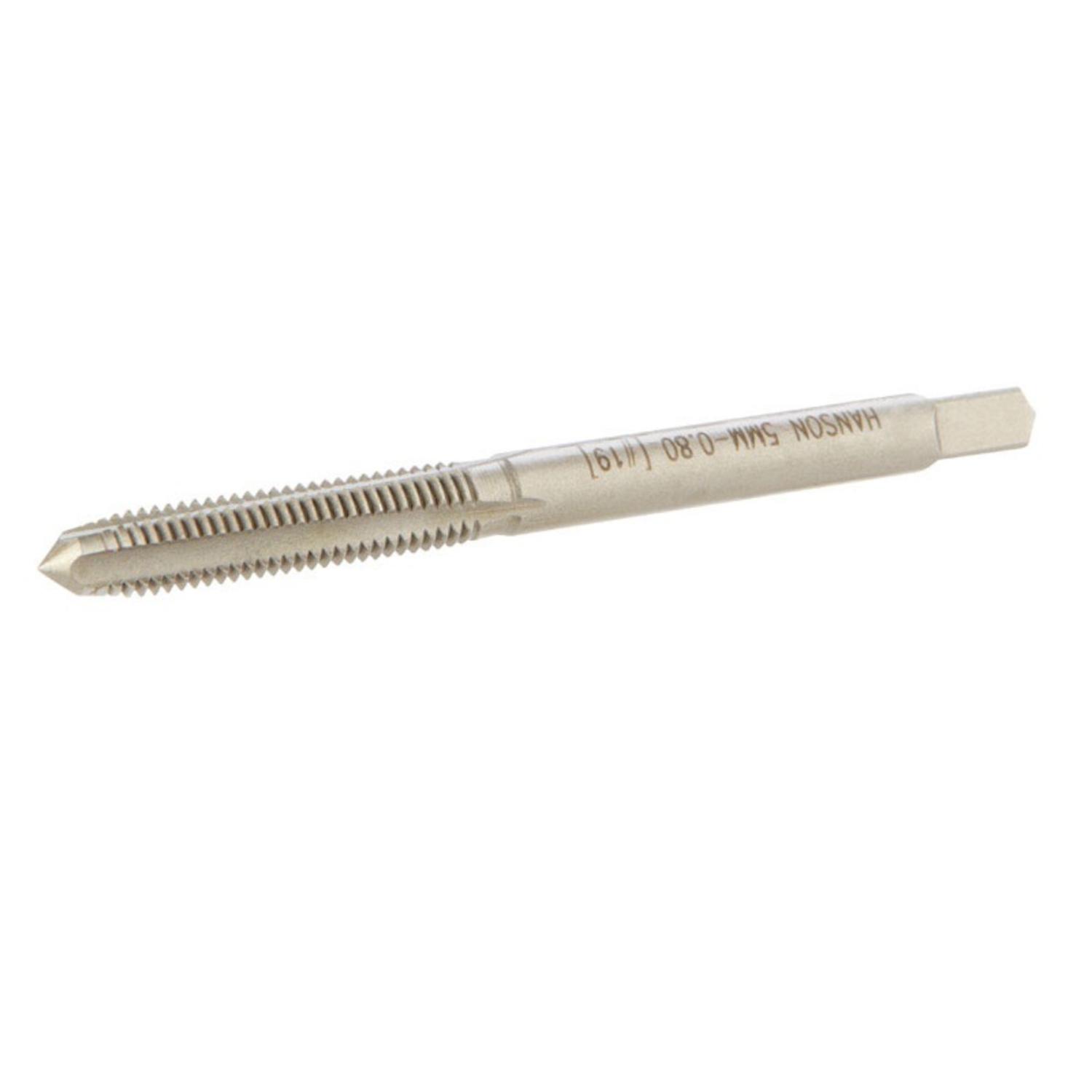 Irwin Hanson High Carbon Steel Metric Plug Tap 5 - 0.80 mm 1 pc