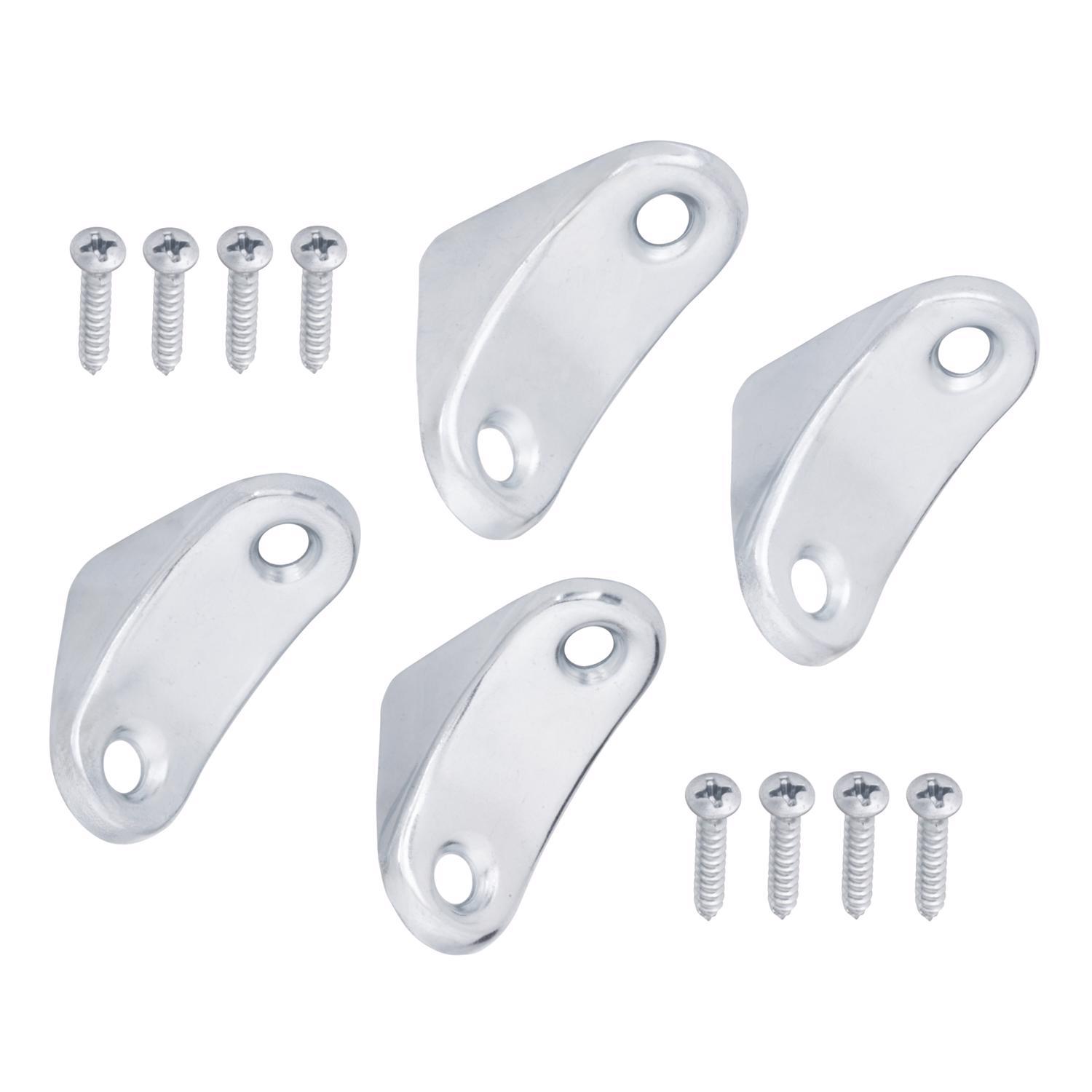 Ace 1 in. H X 2.75 in. W X 1 in. D Zinc Inside Chair Brace