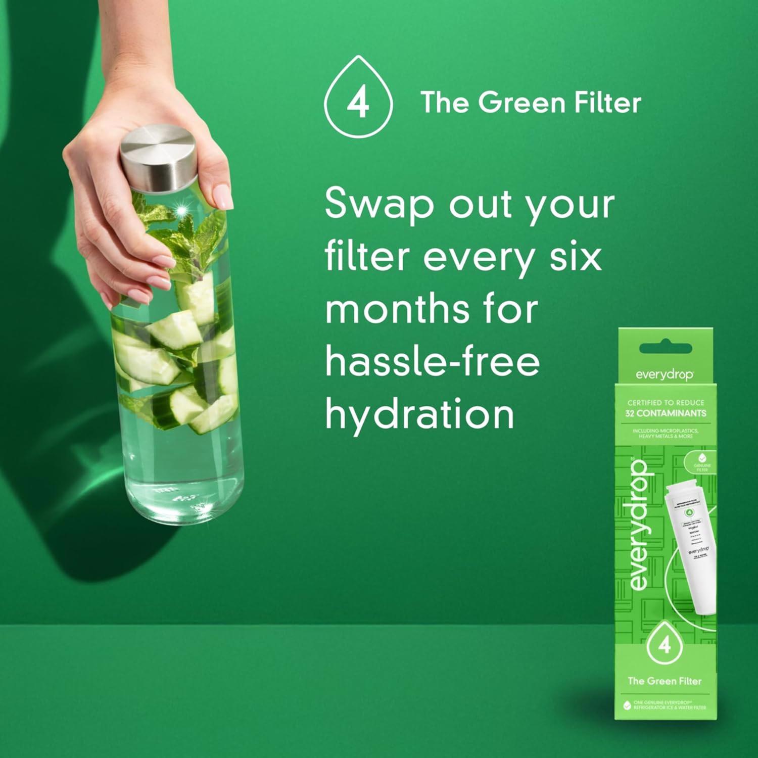 Whirlpool EveryDrop Refrigerator Replacement Filter For Whirlpool Filter 4
